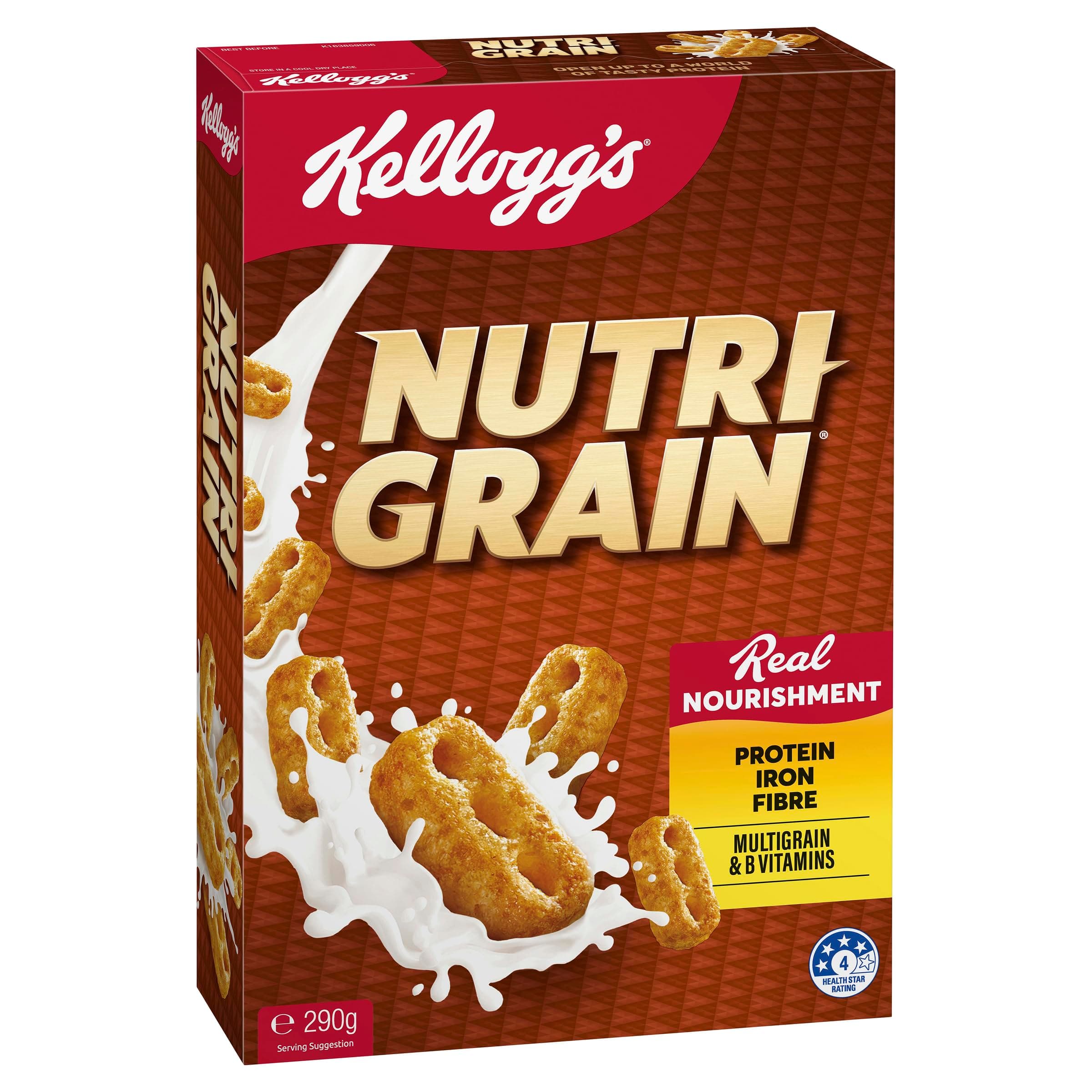 Kellogg'S Nutri Grain 290G