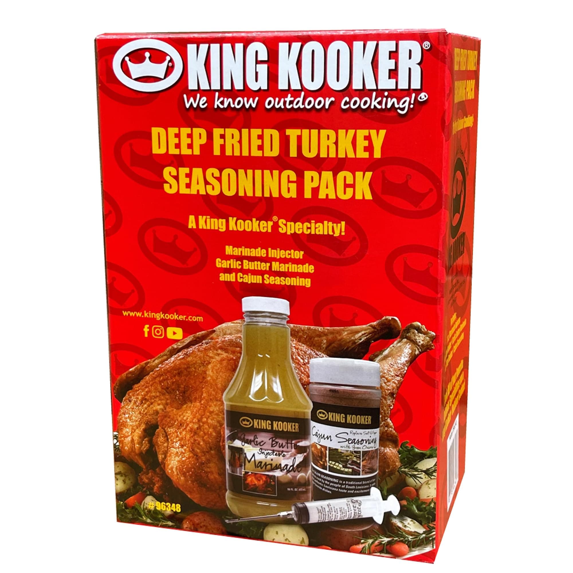 King Kooker 96348 Deep Fried Turkey Seasoning Pack