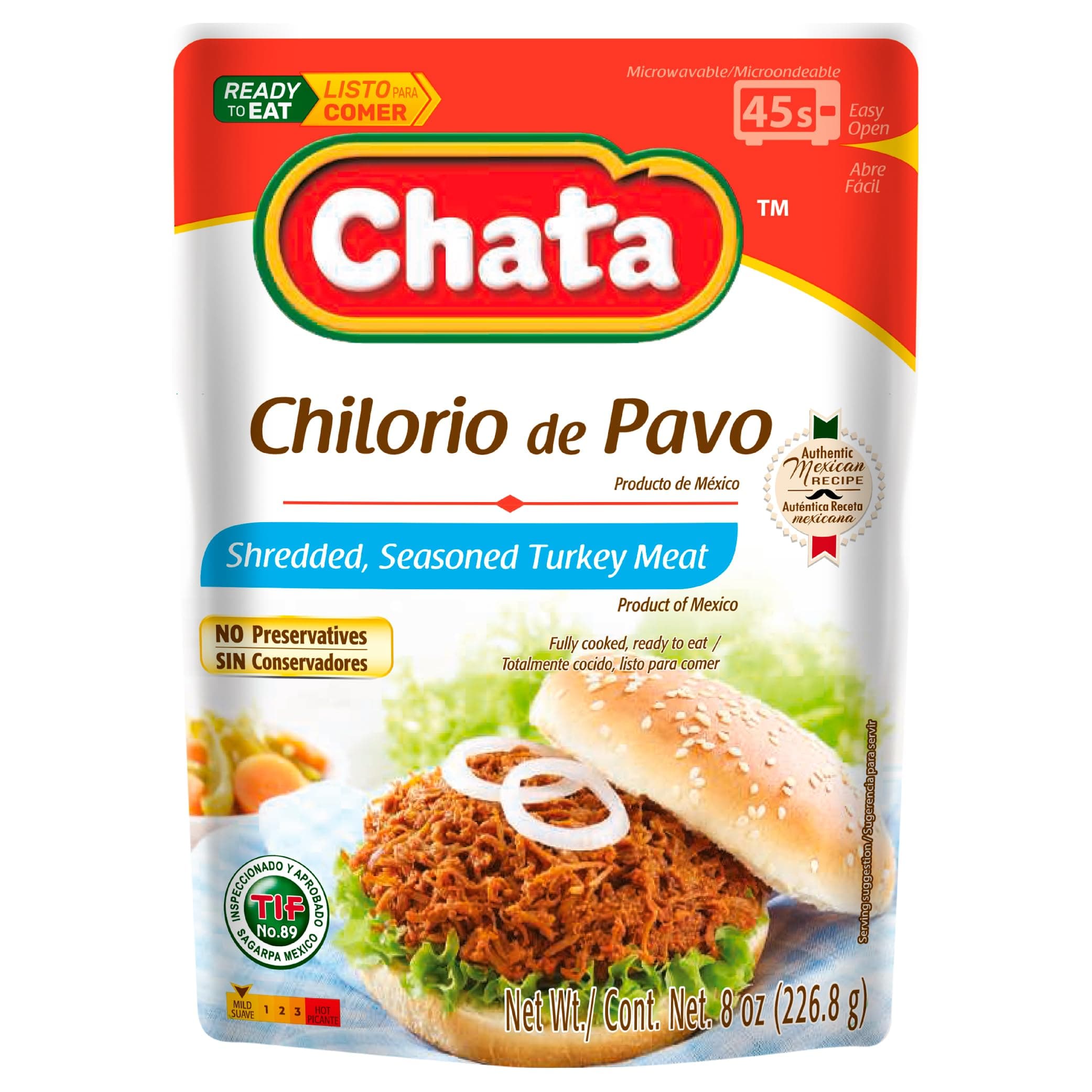 CHATA Chilorio Turkey Bag 8oz