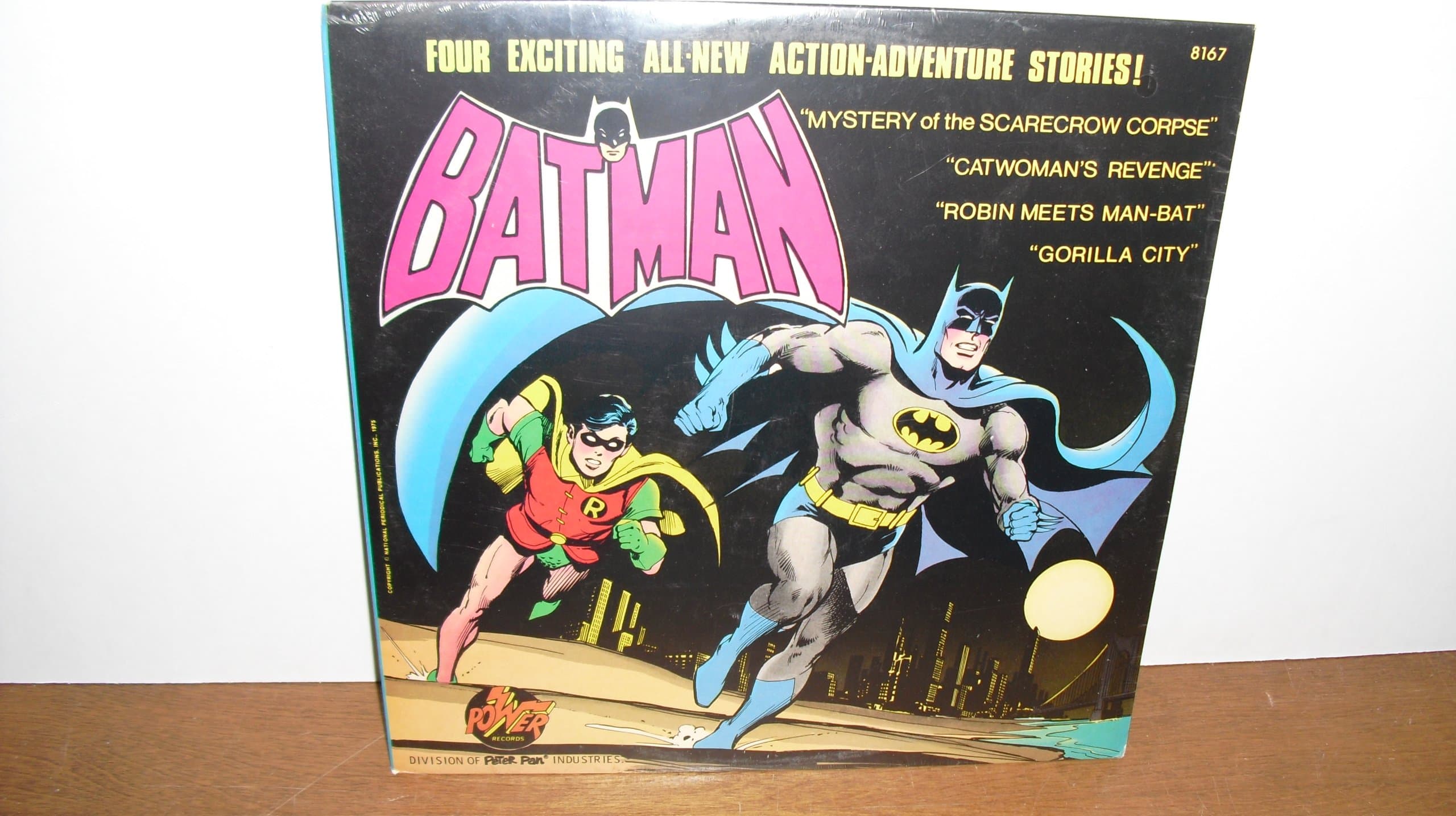 Batman & Robin Power Record 1975, Batman Record.