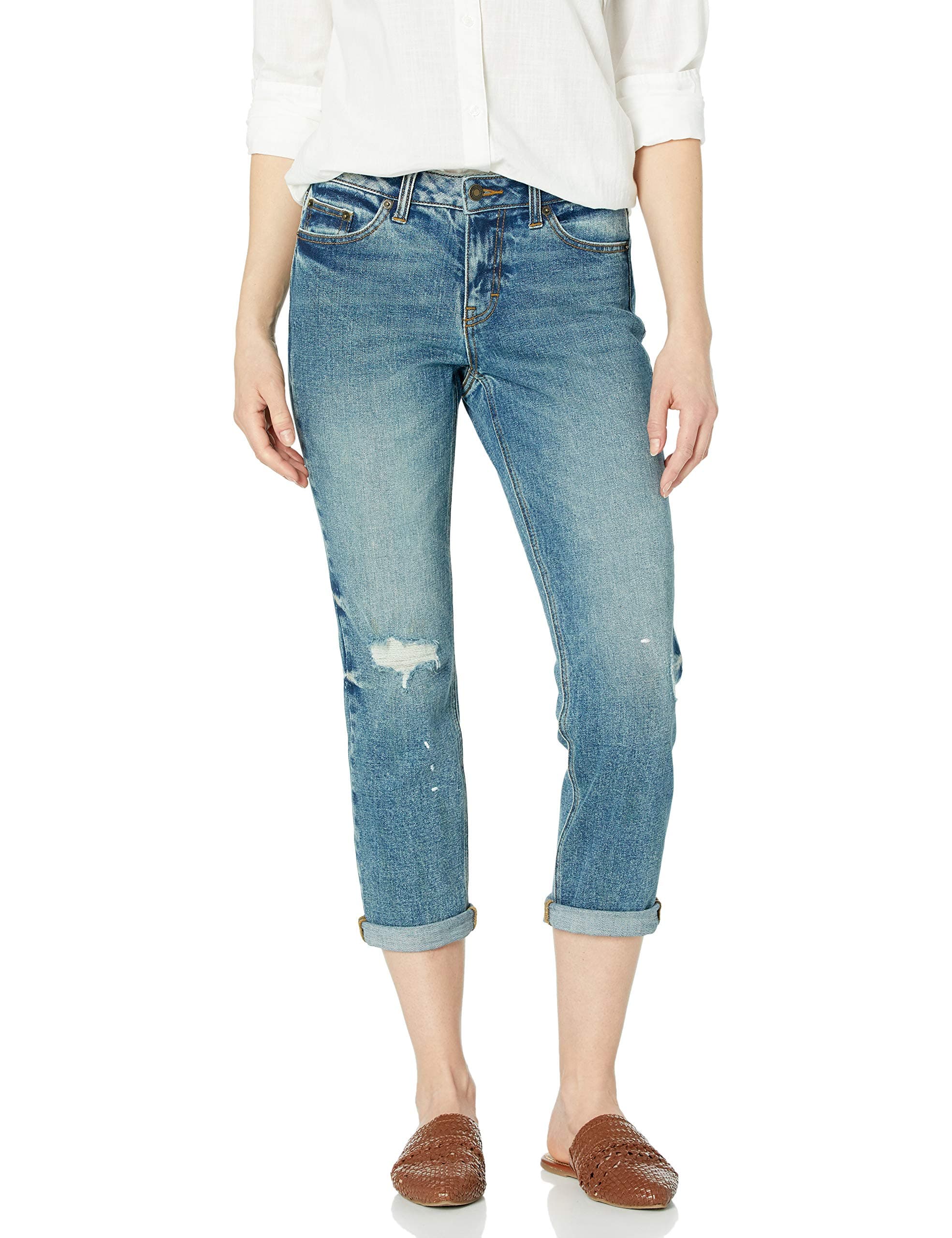 Women's Mid-Rise Girlfriend Jean
