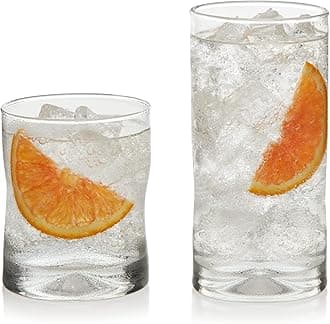 Impressions 16-Piece Tumbler and Rocks Glass Set
