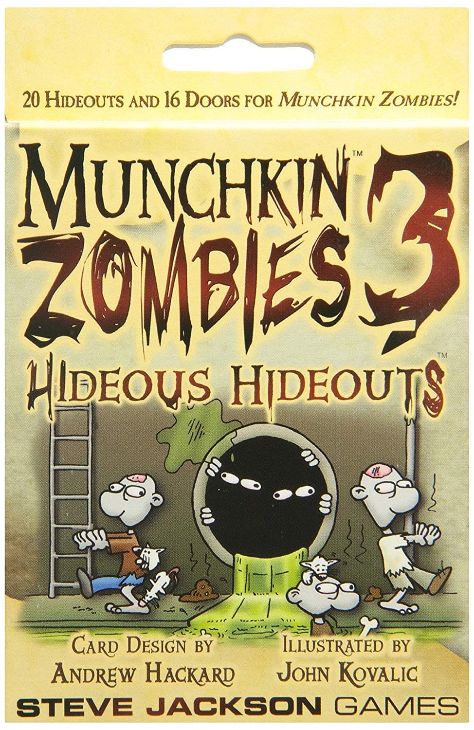 Steve Jackson Games Munchkin Zombies 3 Hideous Hideouts