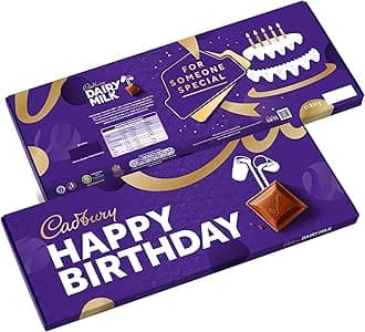 Cadbury Happy Birthday Dairy Milk 850g Chocolate Gift Bar, Cadbury Gifts Direct