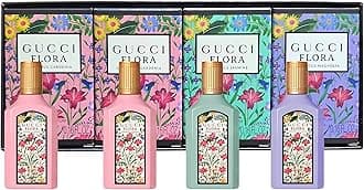 Gucci Flora Perfume for Women Variety Gift Set Mini Splashes 4 X 0.16 Fl oz