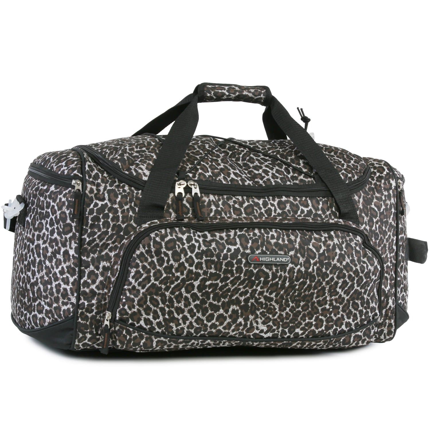 Signature Medium Travel Duffel Bag, Leopard Dense, One Size