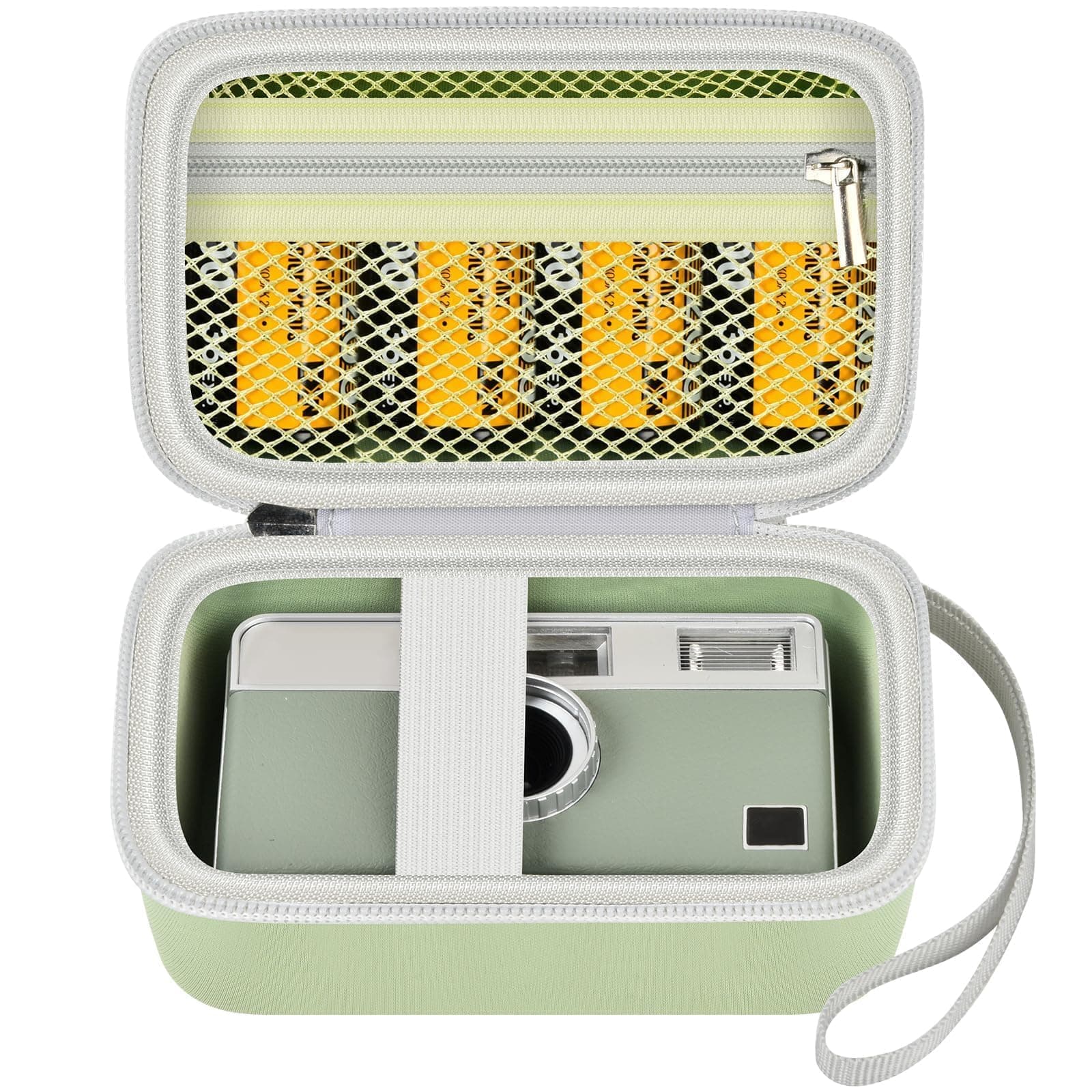 Digital Camera Case Compatible with KODAK EKTAR H35 H35N Half Frame Film Camera, Storage Holder Organizer for Kodak Ultra F9 M35 M38 Paper Shoot kamera, 35mm Film Rolls (Box Only) - Green