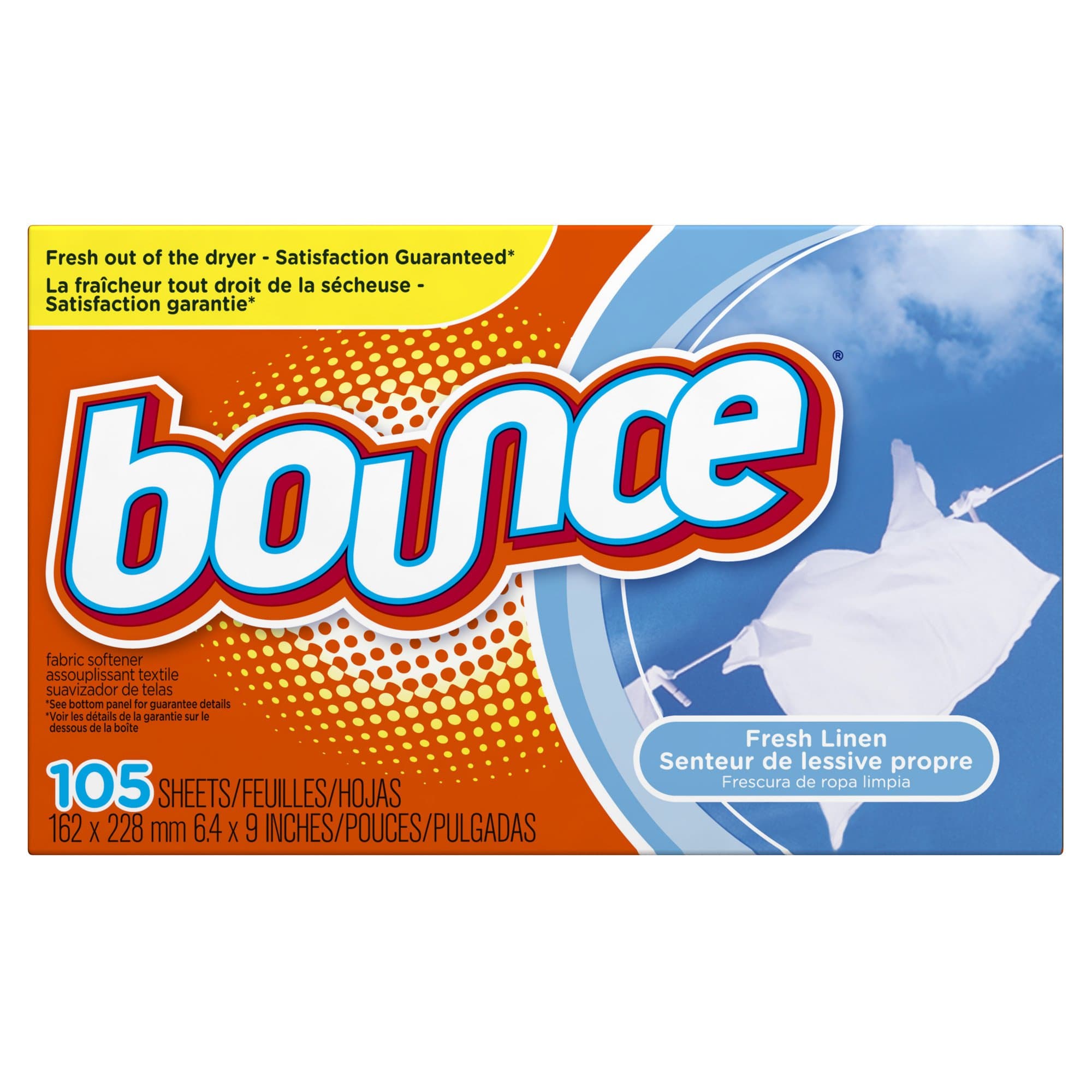 Bounce Linen Sheets, Fresh, 105 Count
