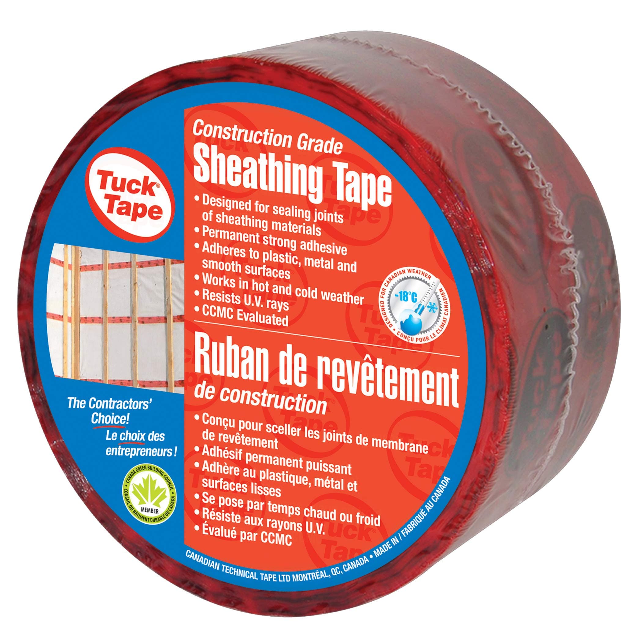Tuck Tape Construction Grade Sheathing Tape