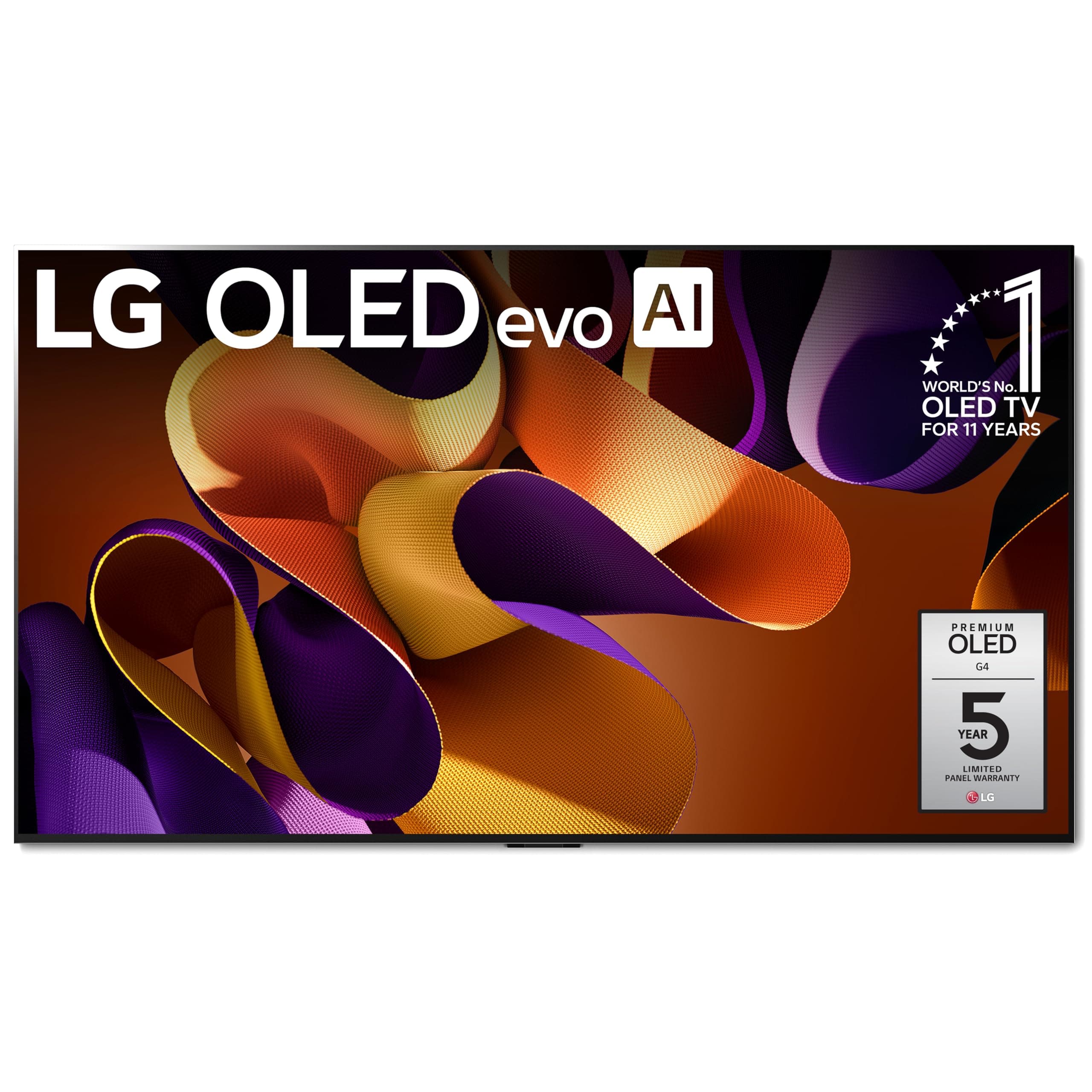 77-Inch Class OLED evo G4 Series Smart TV 4K Processor Flat Screen with Magic Remote AI-Powered with Alexa Built-in (OLED77G4WUA, 2024)
