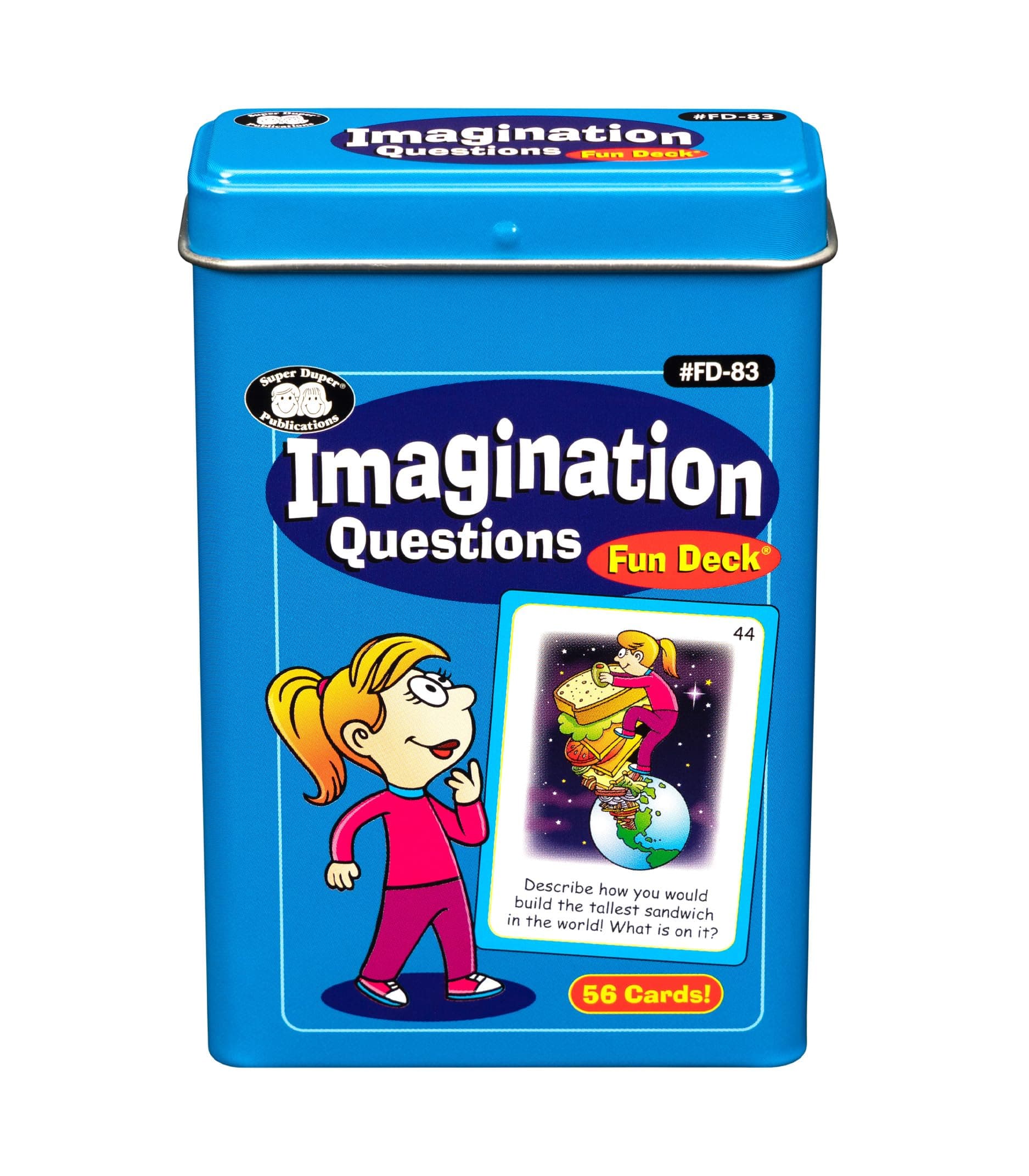 Super Duper Publications | Imagination Questions Fun Deck Flash Cards | Educational Learning Resource for Children