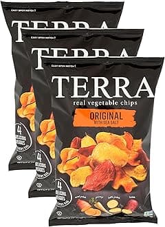 Vegetable Chips, Original Exotic Sea Salt, 5 oz (Pack of 3)