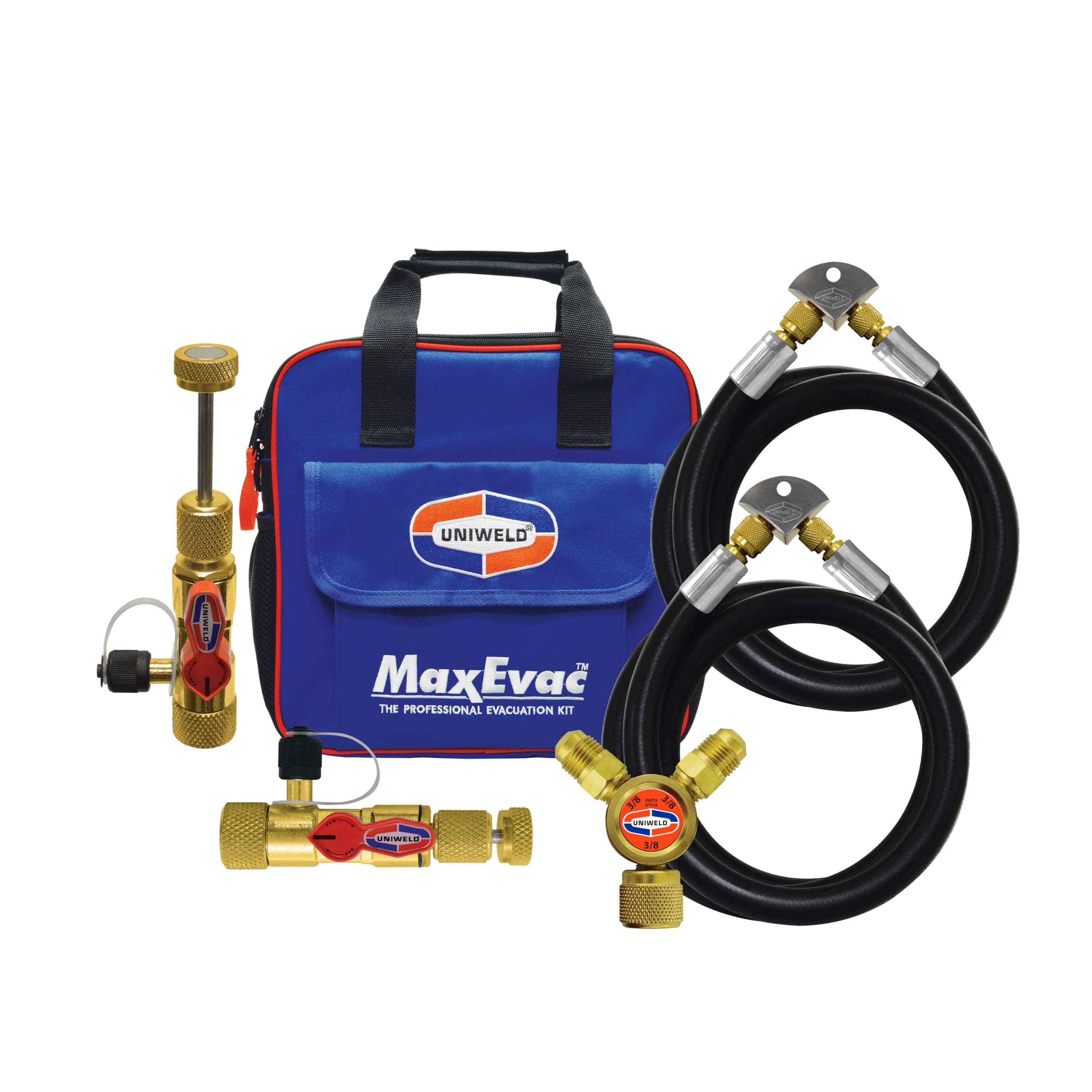 Uniweld MEPK14 MaxEvac™ Pro 1/2" Hose Evacuation Kit with Core Removal Tool