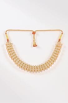 Malabar Gold and Diamonds 22k (916) Yellow Gold Necklace for Women