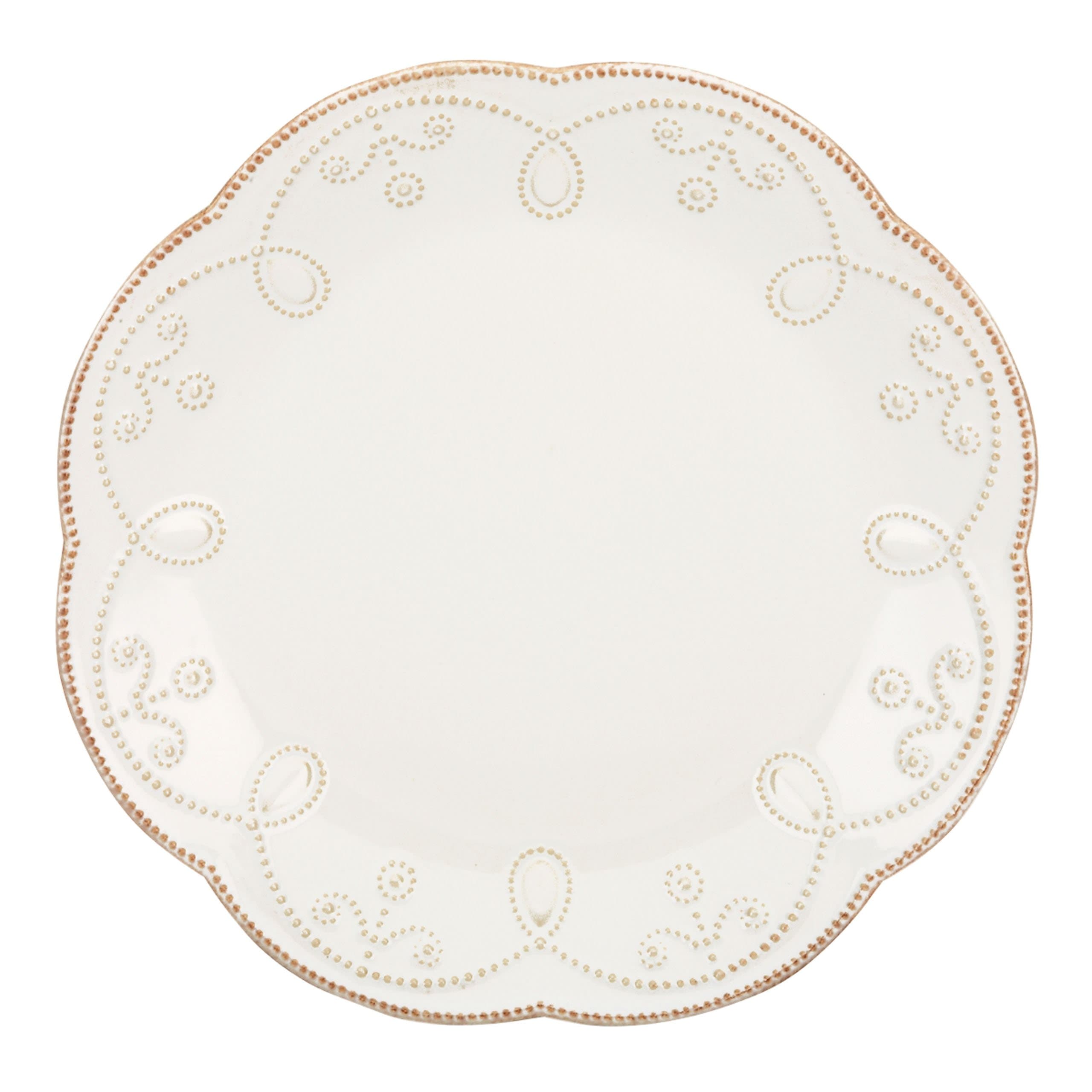 Lenox French Perle Tidbit Plate, White