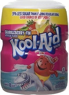 Sharkleberry Fin Drink Mix Makes 8 Quarts 538g Tub Kool-Aid