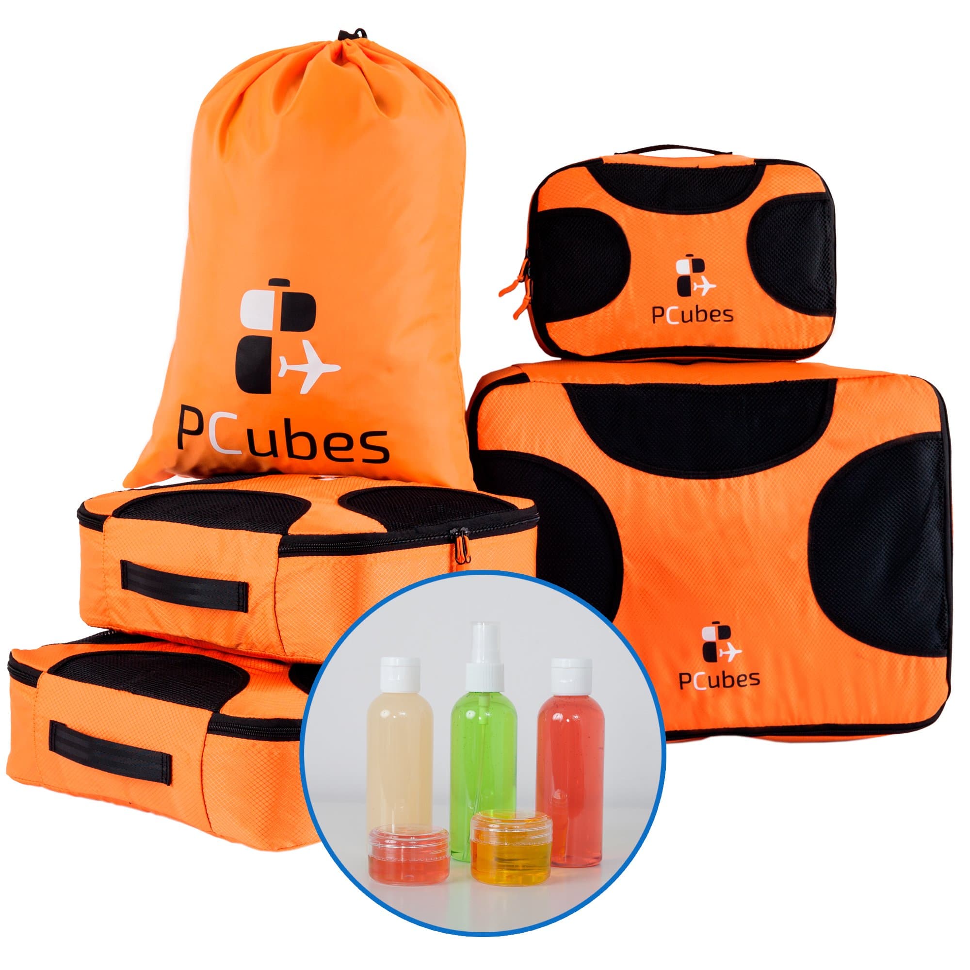 PCubes — Packing cubes set - Travel cube - Luggage organizer