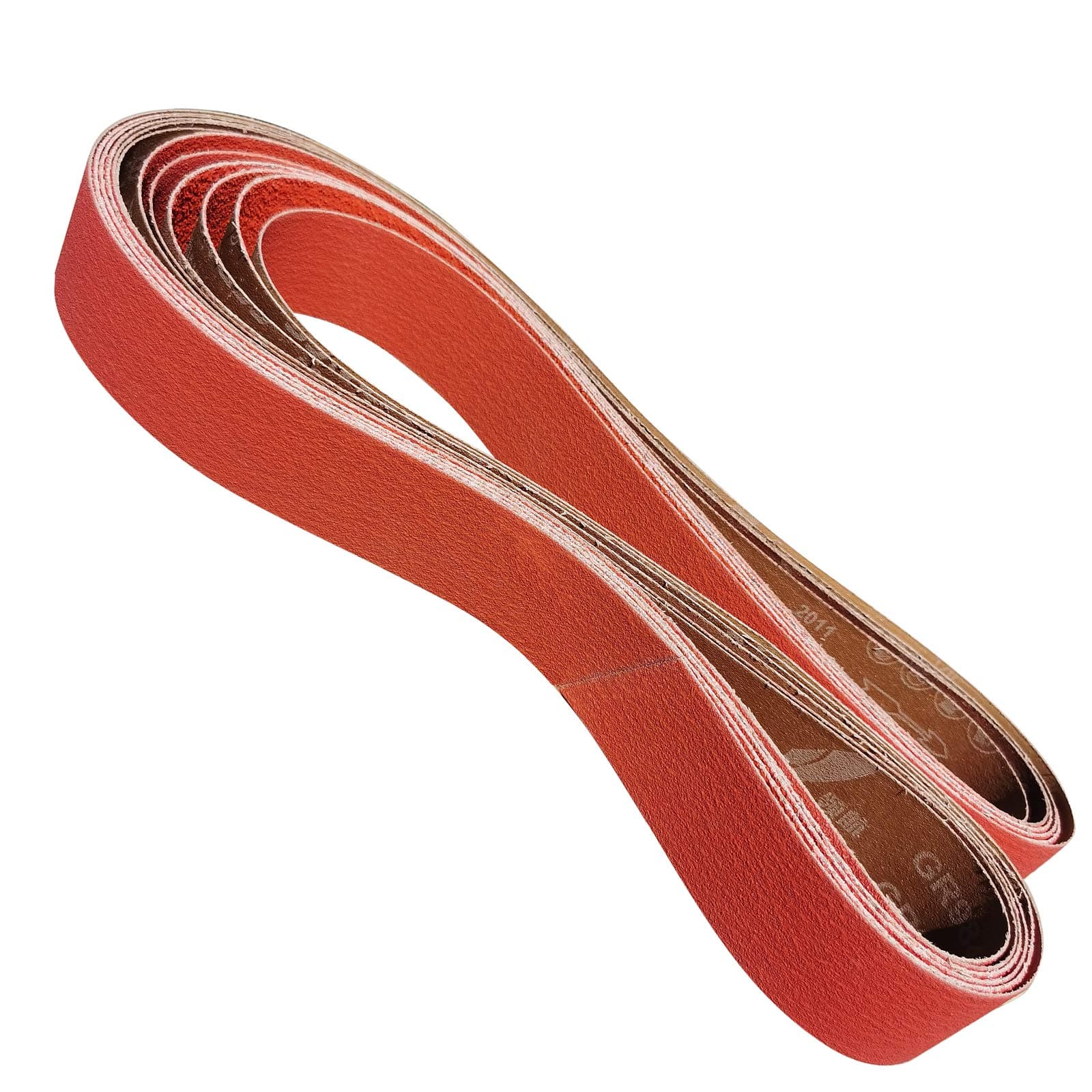 6 Pack 2 x 72 Inch Metal Grinding Ceramic Sanding Belts Kit -1 Pcs Each of 36 40 60 80 100 and 120 Grits Premium Sharpening Sander Belts (2x72 Inch)