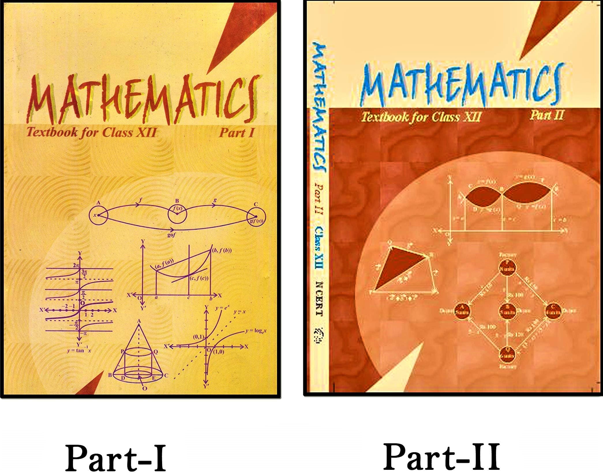 Mathematics NCERT Textbook For Class XII Part I + Part II (English Medium) by NCERT 2025-26 Edition