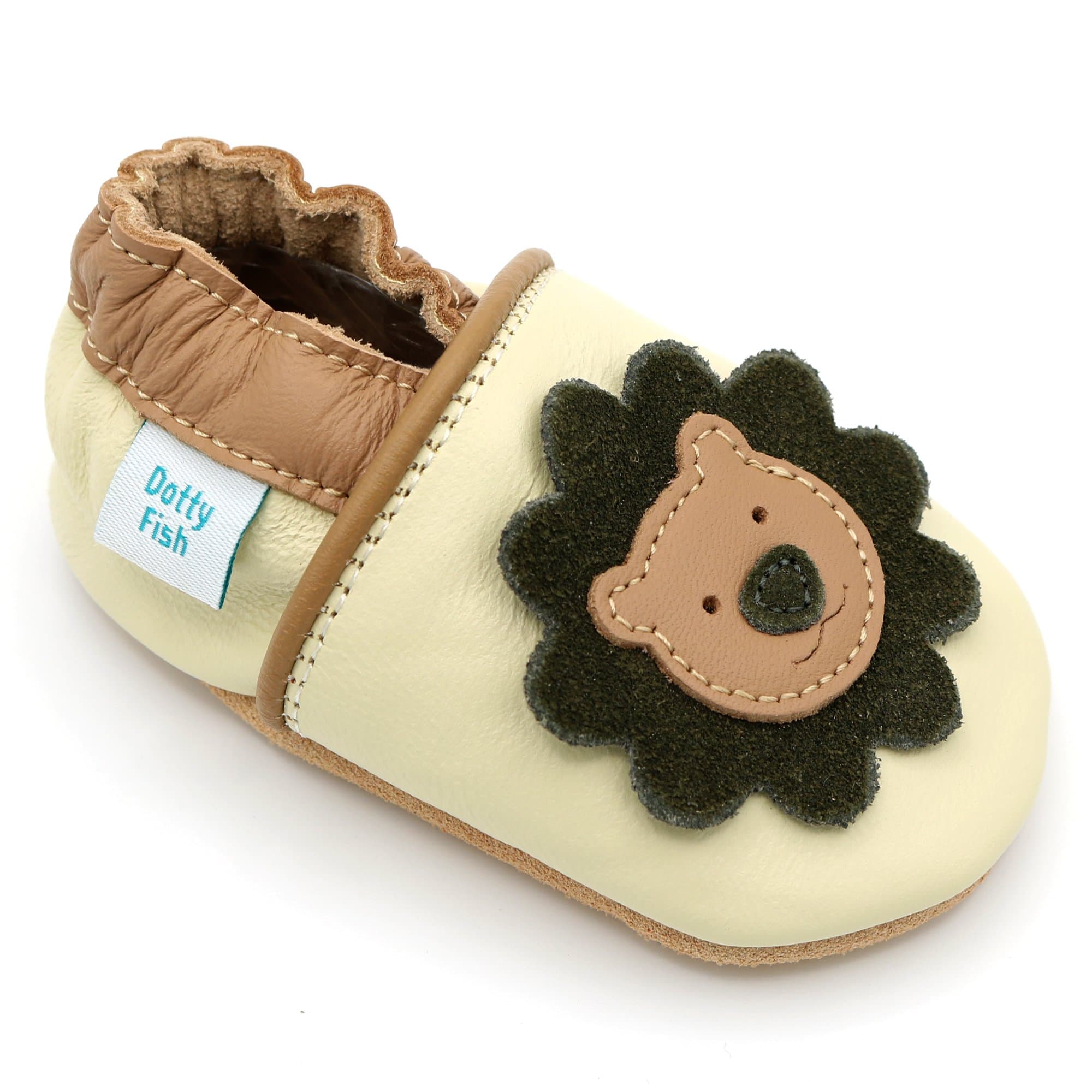 Dotty FishPlain unisex-baby Crib Shoe