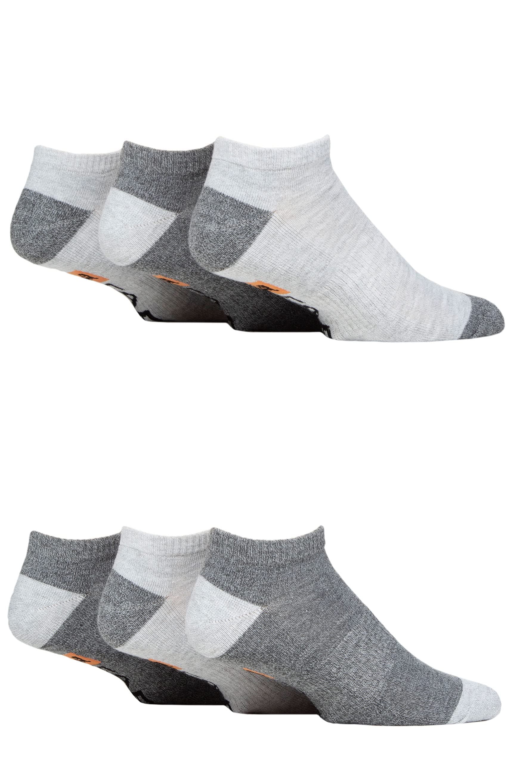 Mens Plain, Patterned and Striped Trainer Socks Low Cut No Show Liners Pack of 6