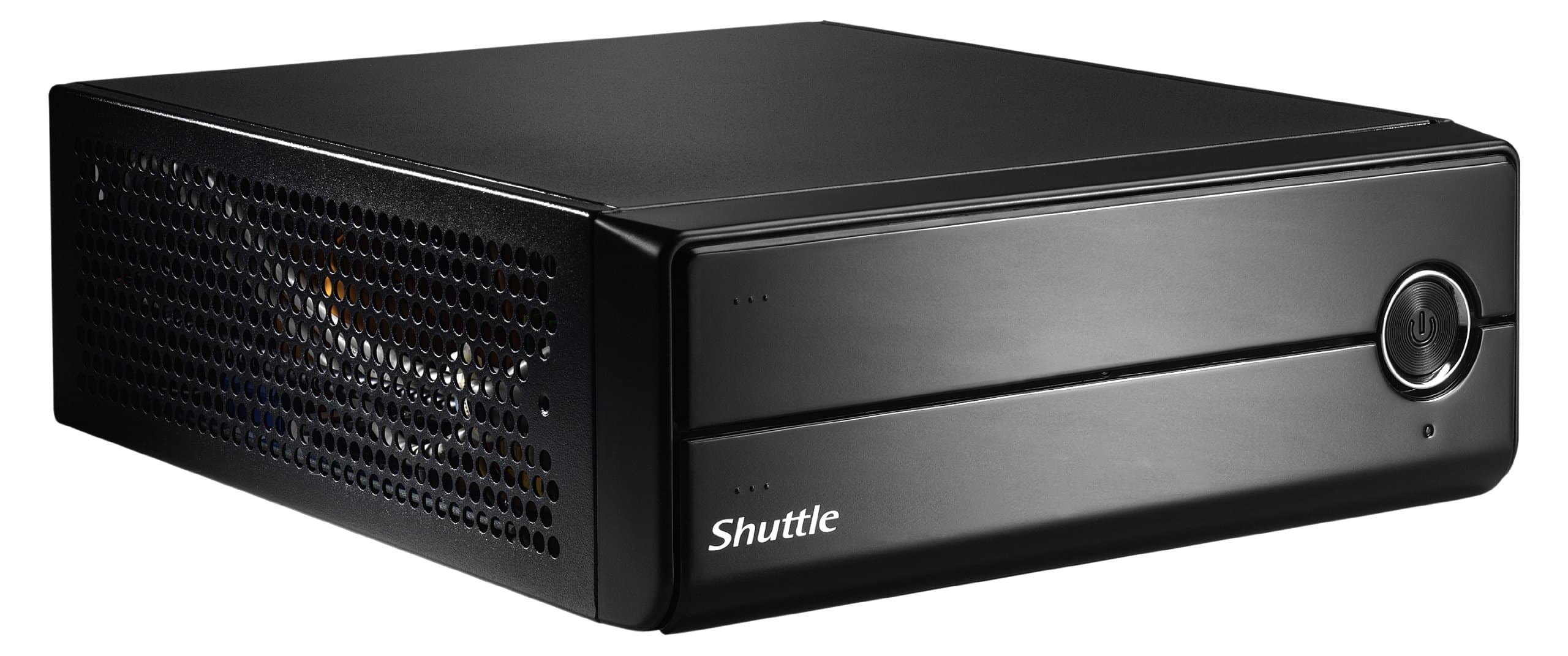 Shuttle LGA1155 Intel H61 DDR3 USB 3.0 A&V&2GbE 90-Watt Slim PC Barebone System XH61V