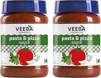 VEEBA Pasta & Pizza Sauce, 280 Gram - Pack of 2