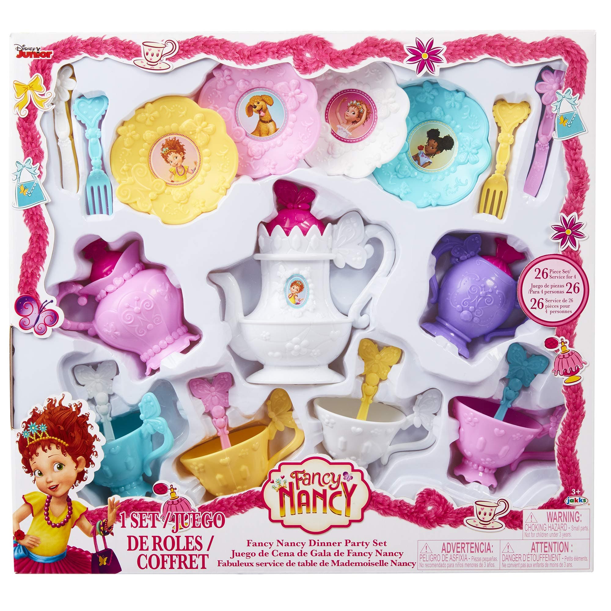 Fancy Nancy 26 Piece Dinner Party Set