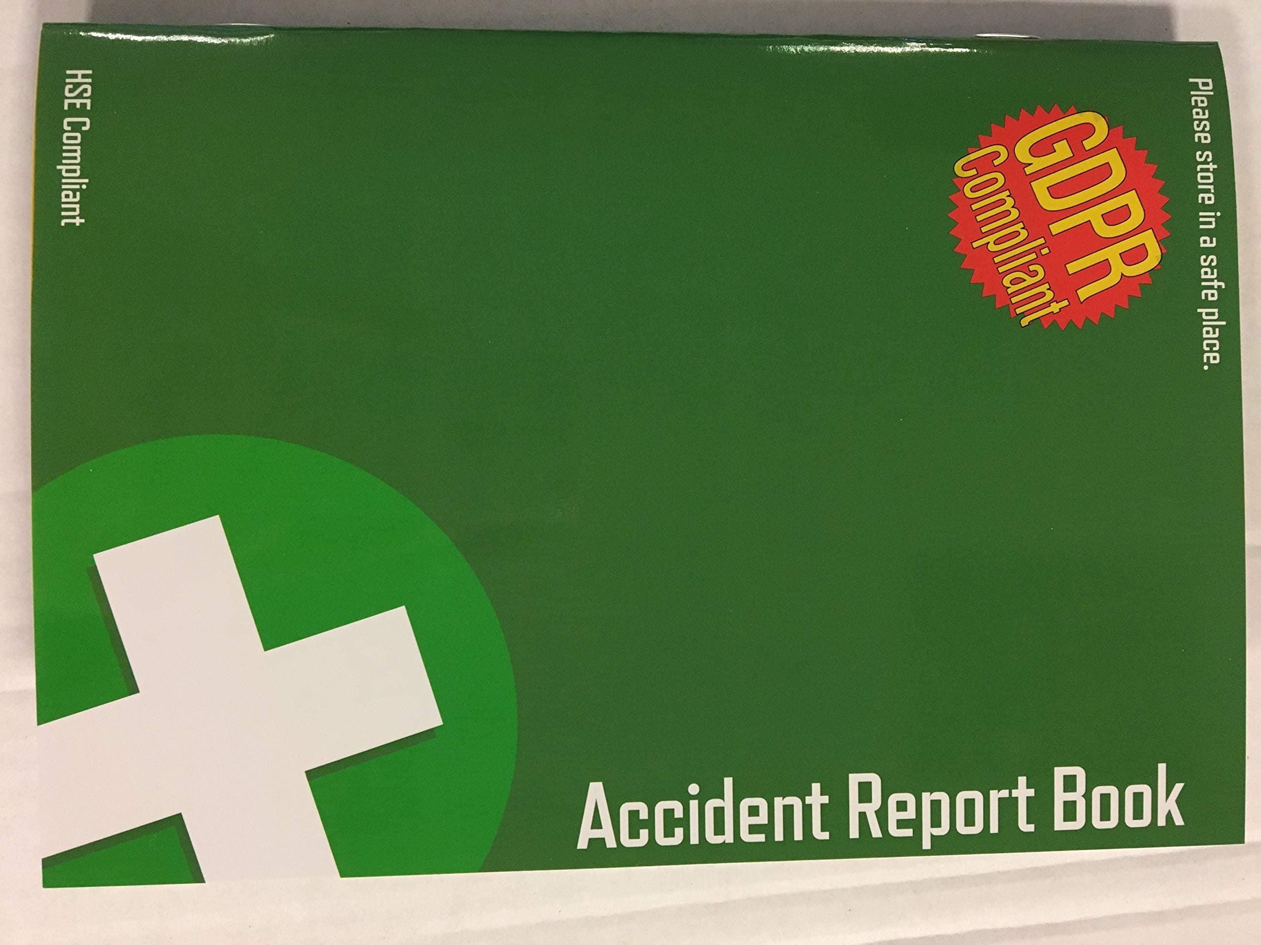 GDPR Compliant A5 First Aid Accident Book (CAB.201)