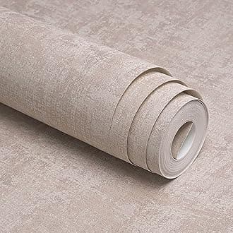 Baketron Concrete Wallpaper Dusty Pink Cement with Metallic Silver Glitter Textured Feature Retro Decorative Luxury Wall Paper Roll Living Room Hallway Bedroom Wallpaper for Adults