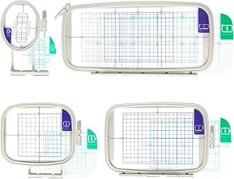 Sew Tech Embroidery Hoops for Brother PE900 PE800 SE2000 SE2100DI SE1900 PE770 780D PE750 750D PE700 700II NS1250E NS1150E NS2750D NS2850D Brother Innovis 1250 700 Babylock Embroidery Machine Hoop