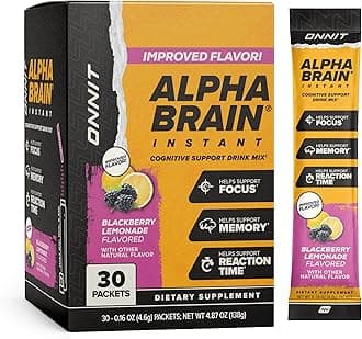 Alpha Brain Instant - BlackBerry Lemonade (30ct Box)