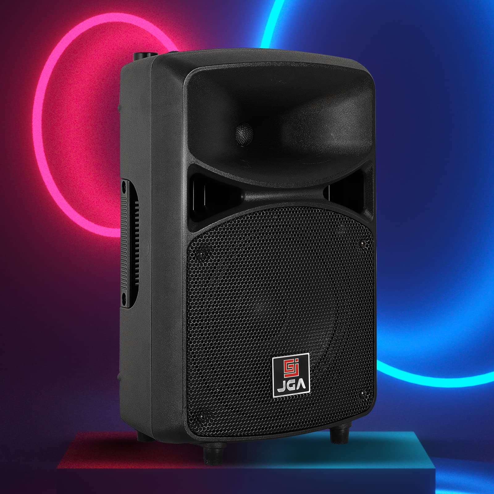 Active PA Speaker System, 8 inch Compact And Portable DJ speakers with Bluetooth MP3/SD/FM/Remote Control/Wired microphone-JGA ELECTRONICS