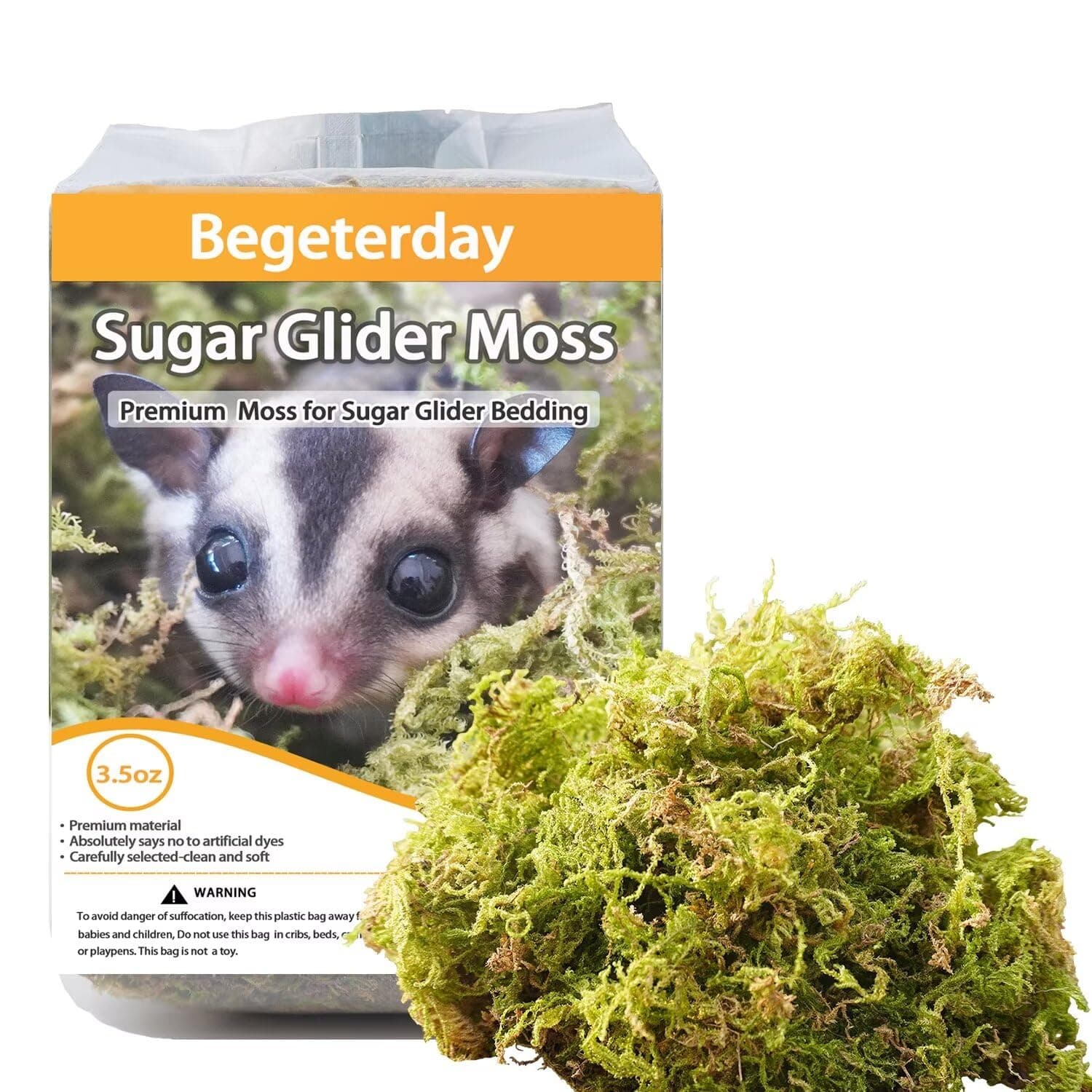 3.5oz Premium Sugar Glider Bedding, Ideal Sugar Glider Cage Accessories
