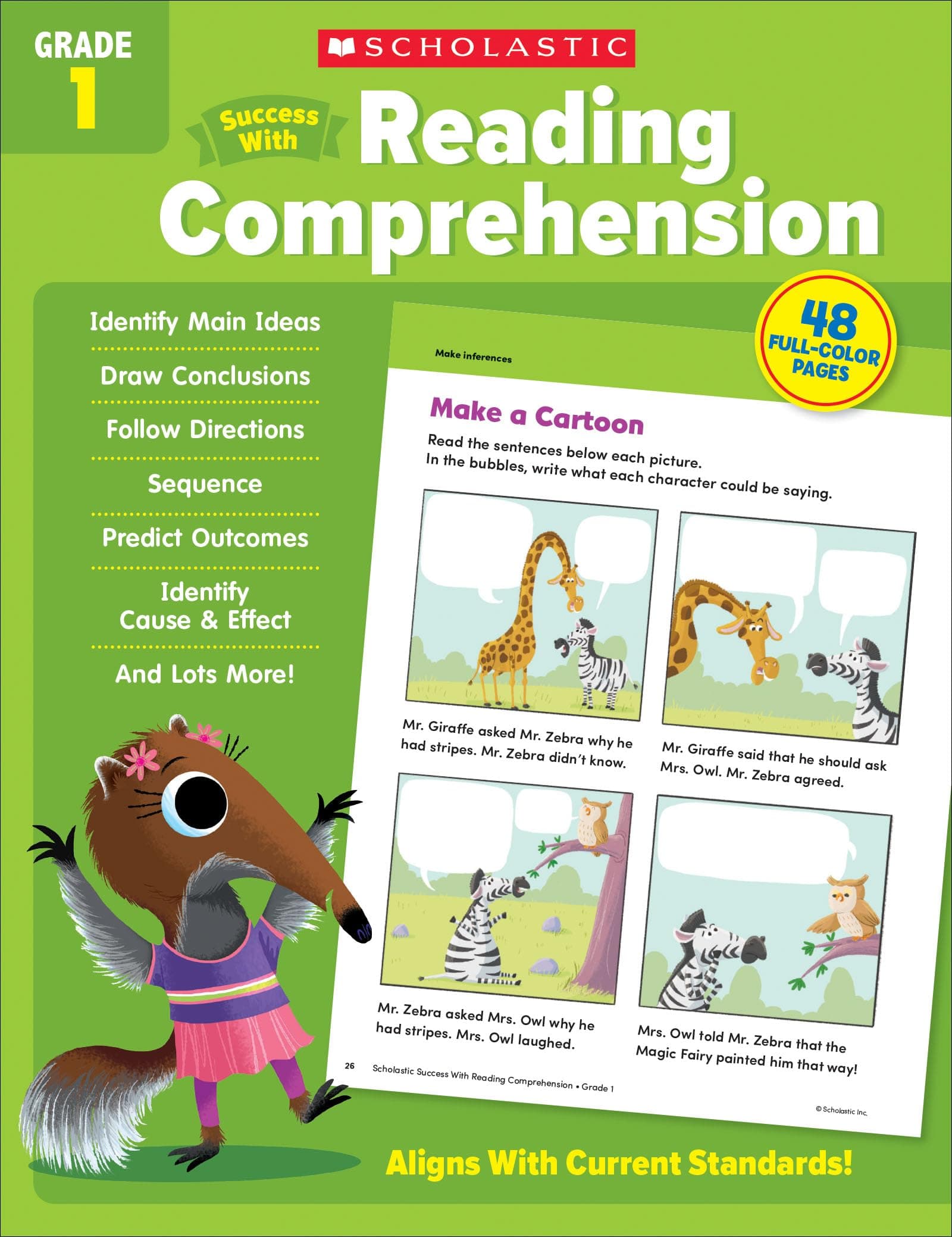 Scholastic Success With Reading Comprehension: Grade 1