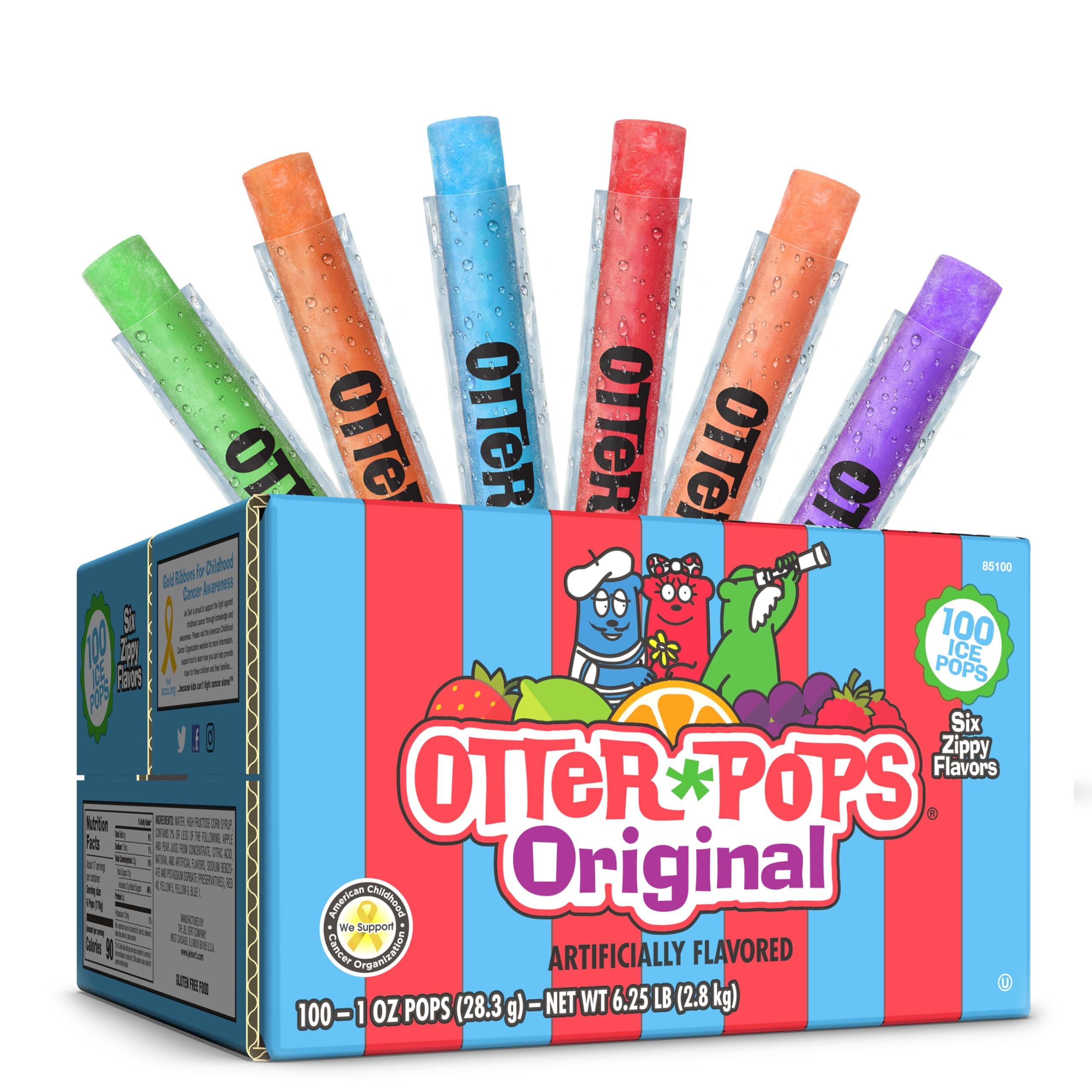 Otter Pops 100ct 1oz Ice Pops