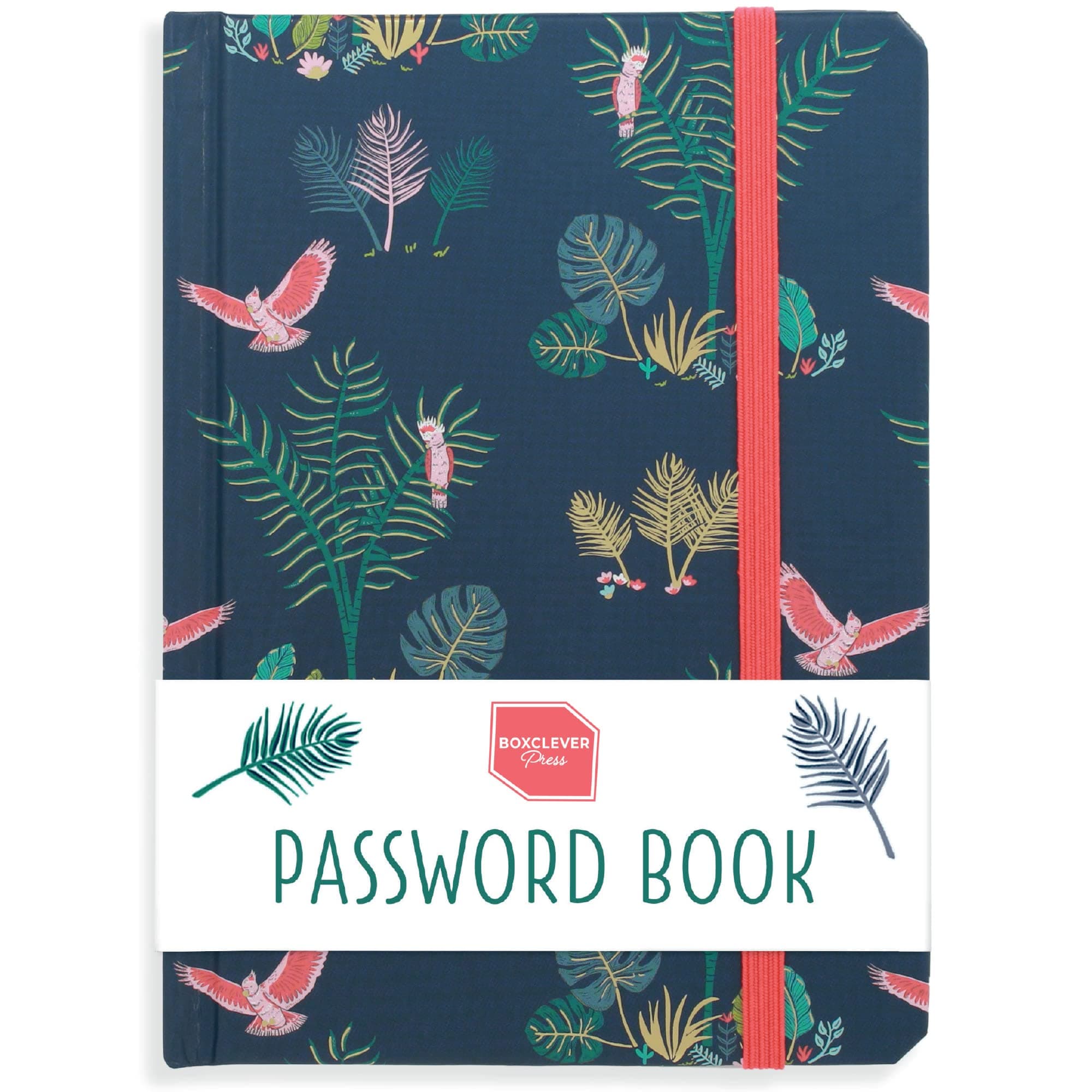 Boxclever Press Password Book. Keep Online Details Safe with this Password Keeper Book. Untitled Password Book with Alphabetical Tabs for Home or Office. 6 x 4.5''