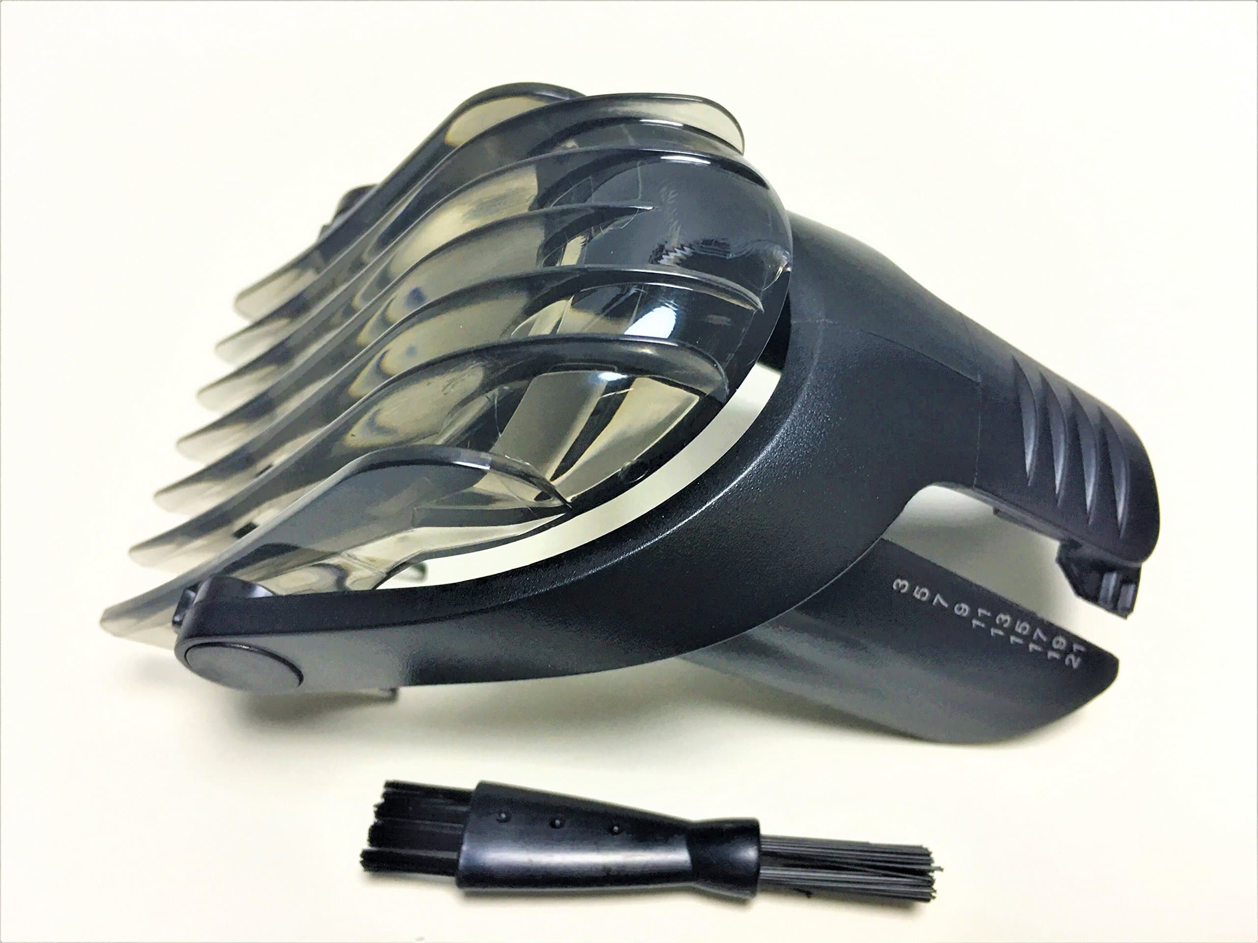 New HAIR CLIPPER COMB Trimmer BEARD For Philips COMB SMALL QC5330 QC5335 QC5365 QC5360 QC5360/15 3-21MM Men's clipper hair Shaver Rzaor head Plastic Black Accessories Parts Replacement
