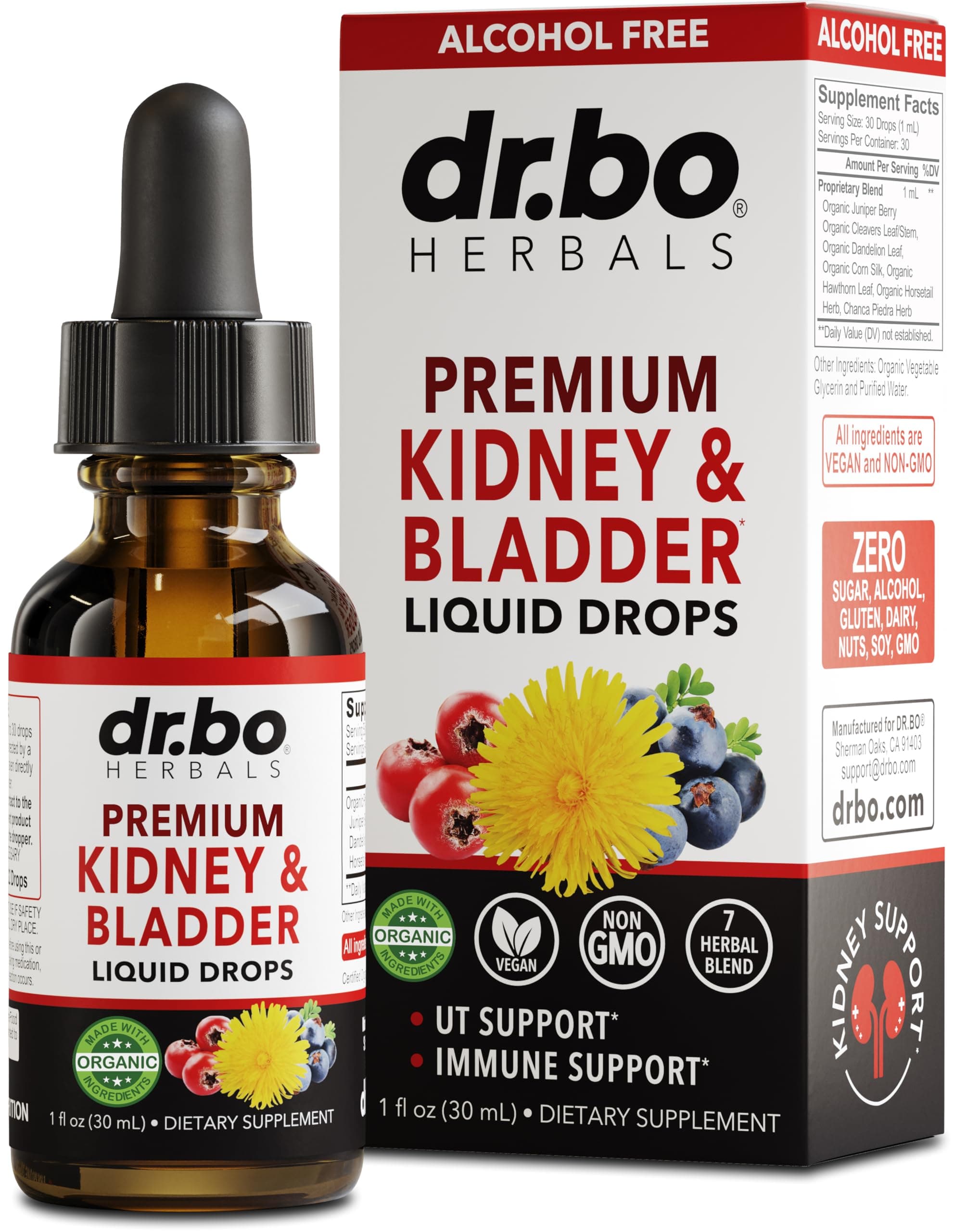 Kidney and Bladder Support Cleanse Drops
