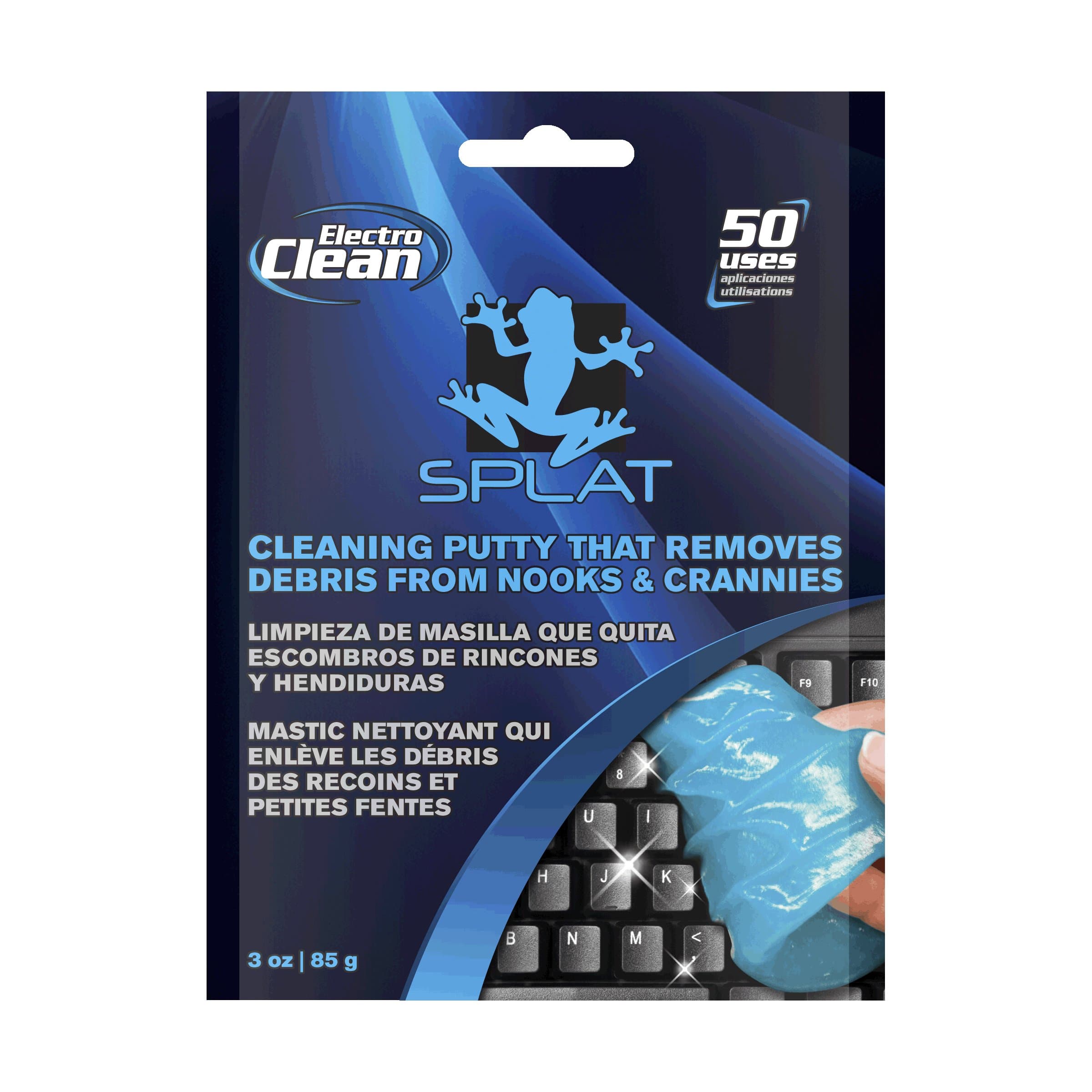 SPLAT-EC-3P Splat Blue Electro Clean Cleaning Putty - 3 oz.