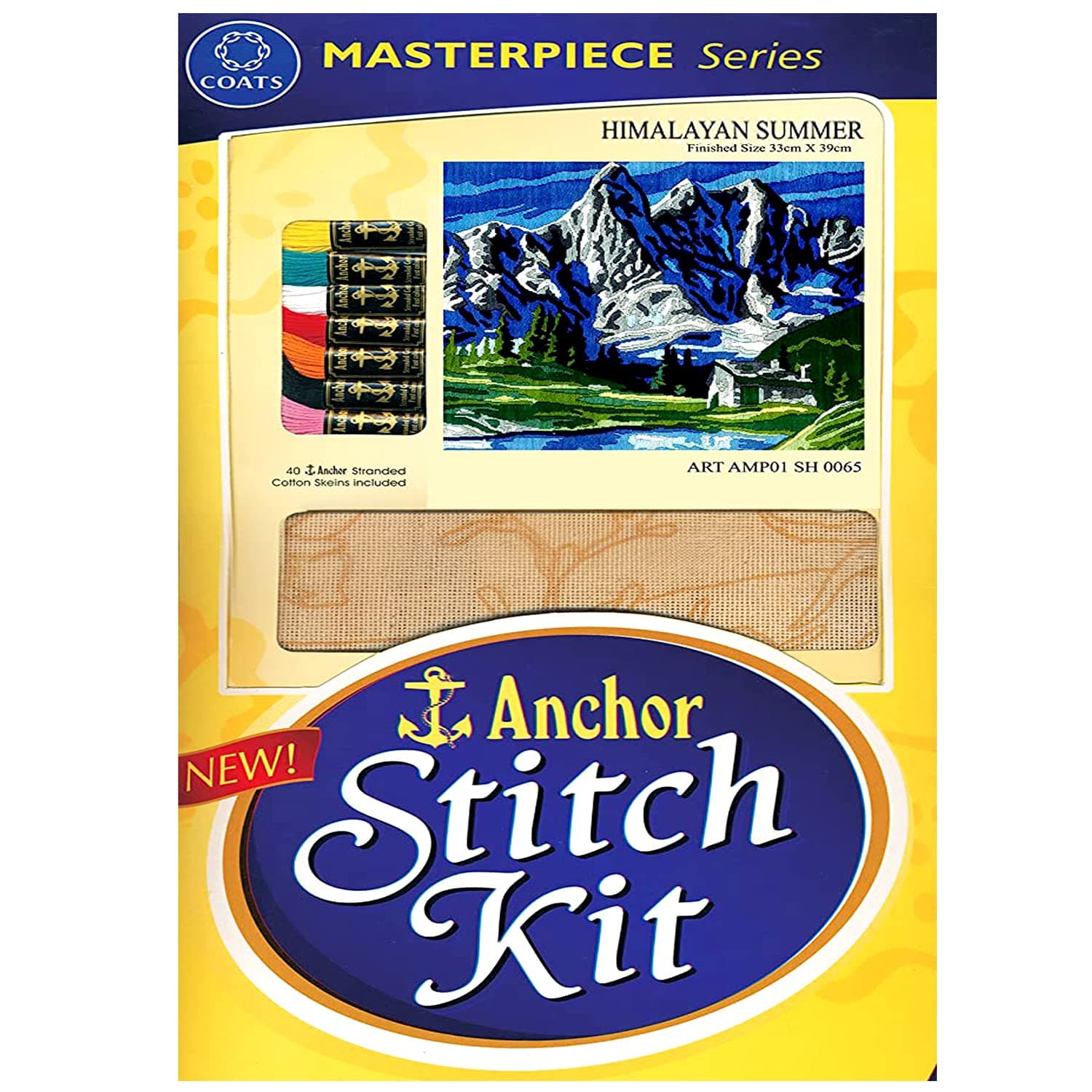 Jasol Anchor Stitch Kit Embroidery Stitch Kit Full Range Pack of 1 (Himalayan Summer)