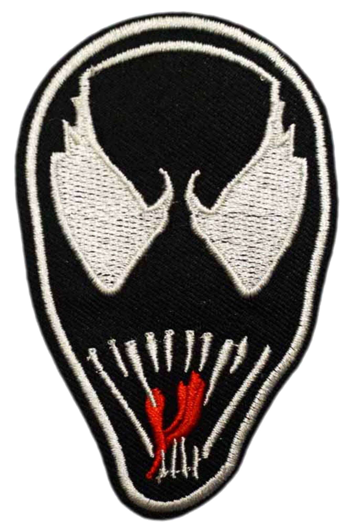 VENOM Patch - SPIDERMAN - Superhero Comics Logos Character Theme Series 2018 New Marvel Movies Embroidered Sew/Iron on Badge DIY Appliques