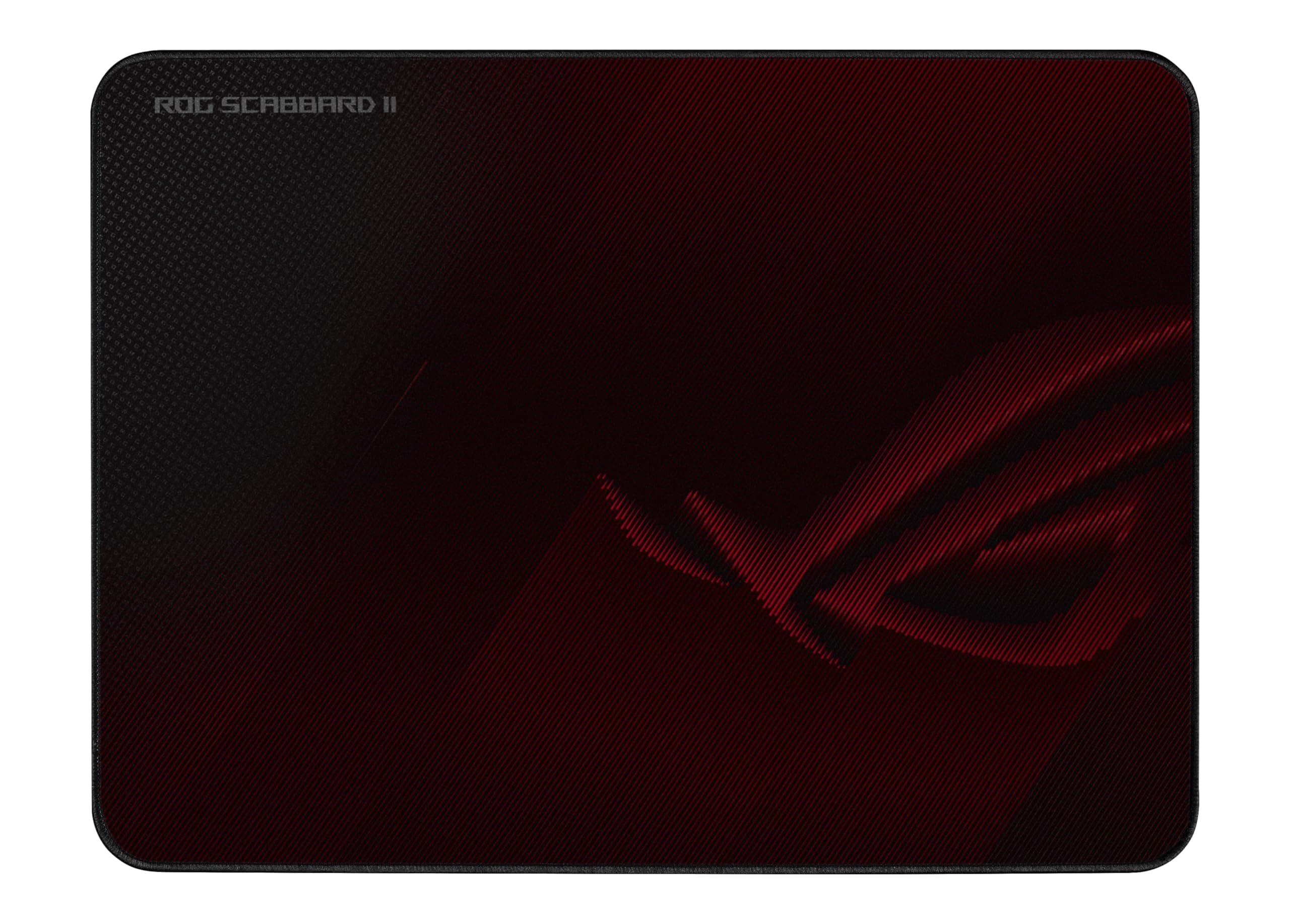 ROG Scabbard II gaming mouse pad (protective nano coating for a water-, oil-and dust-repellent surface, with anti-fray, flat-stitched edges and a non-slip rubber base)