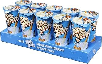 meiji Yan Yan Biscuits (Pack Of 10, Vanilla),540 Gram