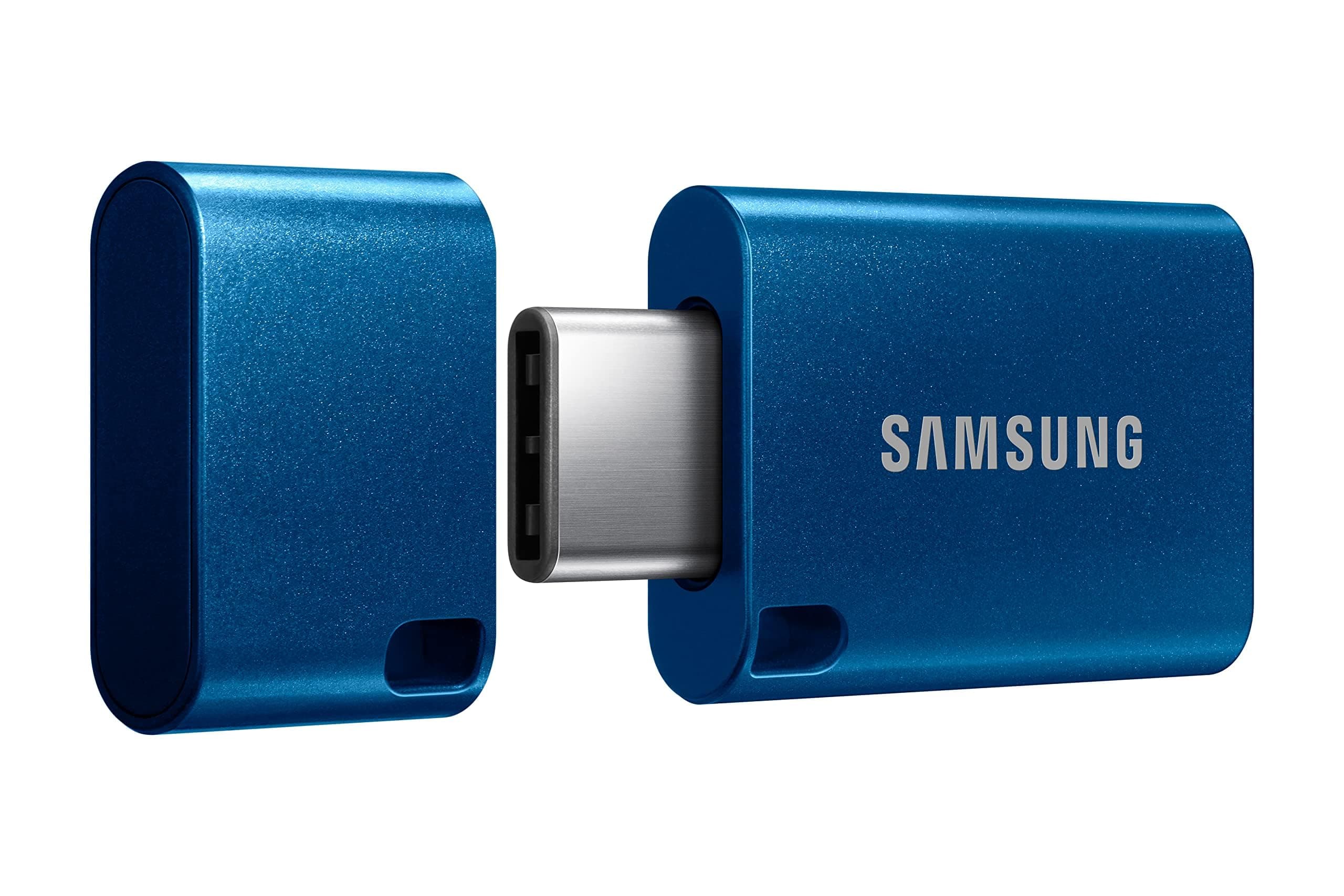 SAMSUNG 64GB USB Flash Drive Transfer 4GB Files in 15 Seconds Up to 300MB/s 3.13 Read Speed USB 3.0/2.0 Waterproof 2022 Blue MUF-64DA/AM