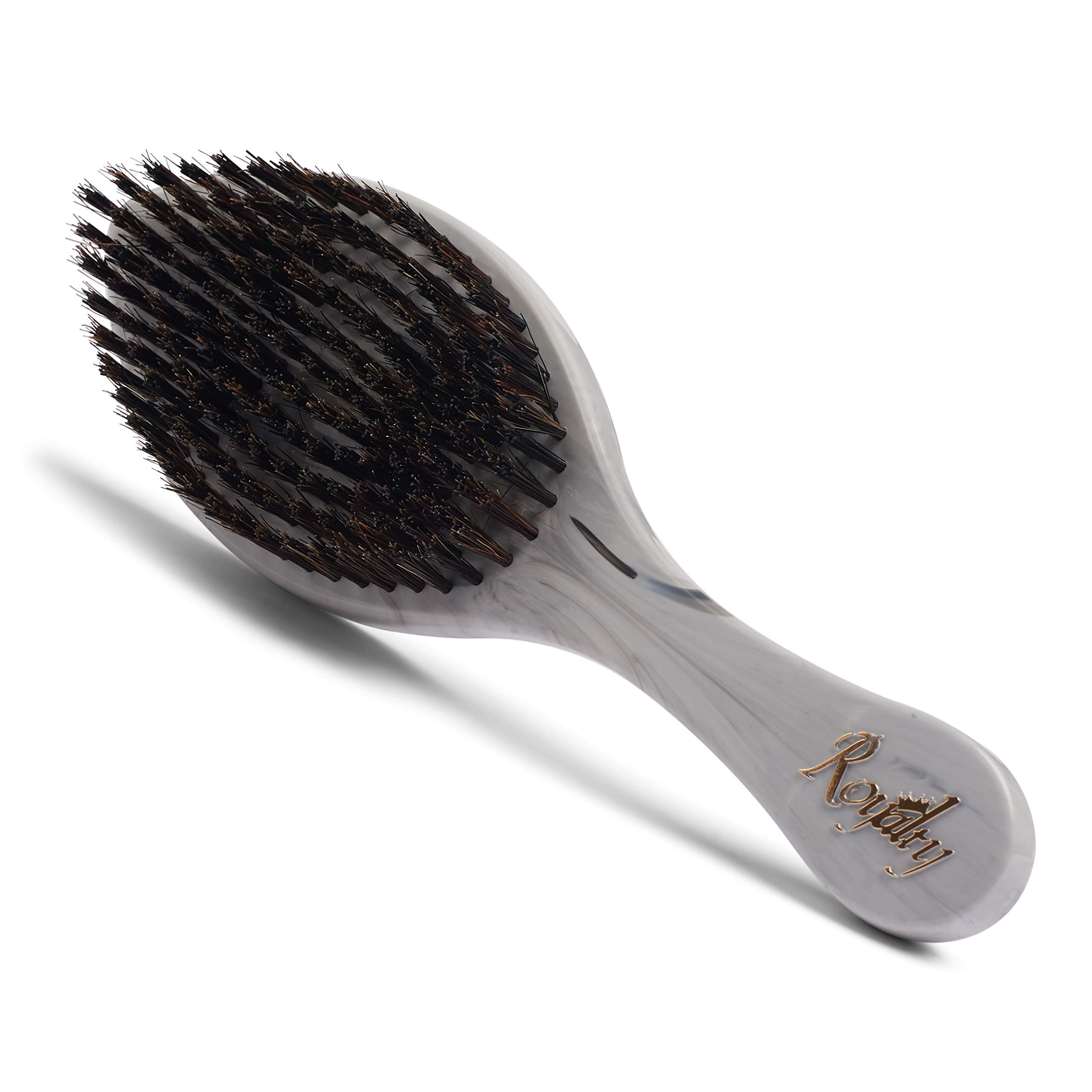 Royalty By Brush King- Bk#5 Medium Hard Shower Wave brush For Wash and Style and Shower Brushing