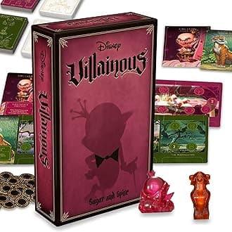 Disney Villainous - Sugar & Spite Strategy Board Game - Compatible with Other Villainous Games - with King Candy or Shere Khan - 2019 Toy of The Year Award Winning Line - Ages 10+