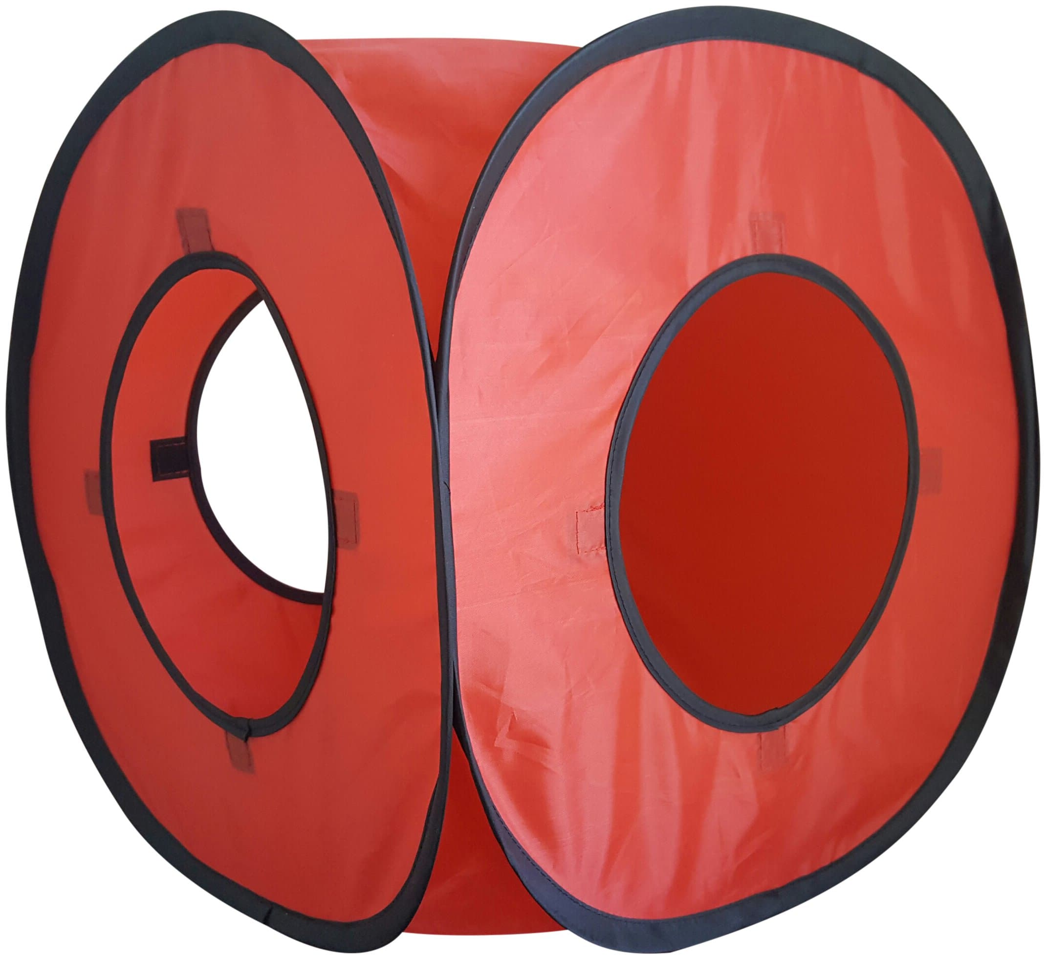 Cat Cube Pop Up Tent Collapsible Interactive Toy (Red)