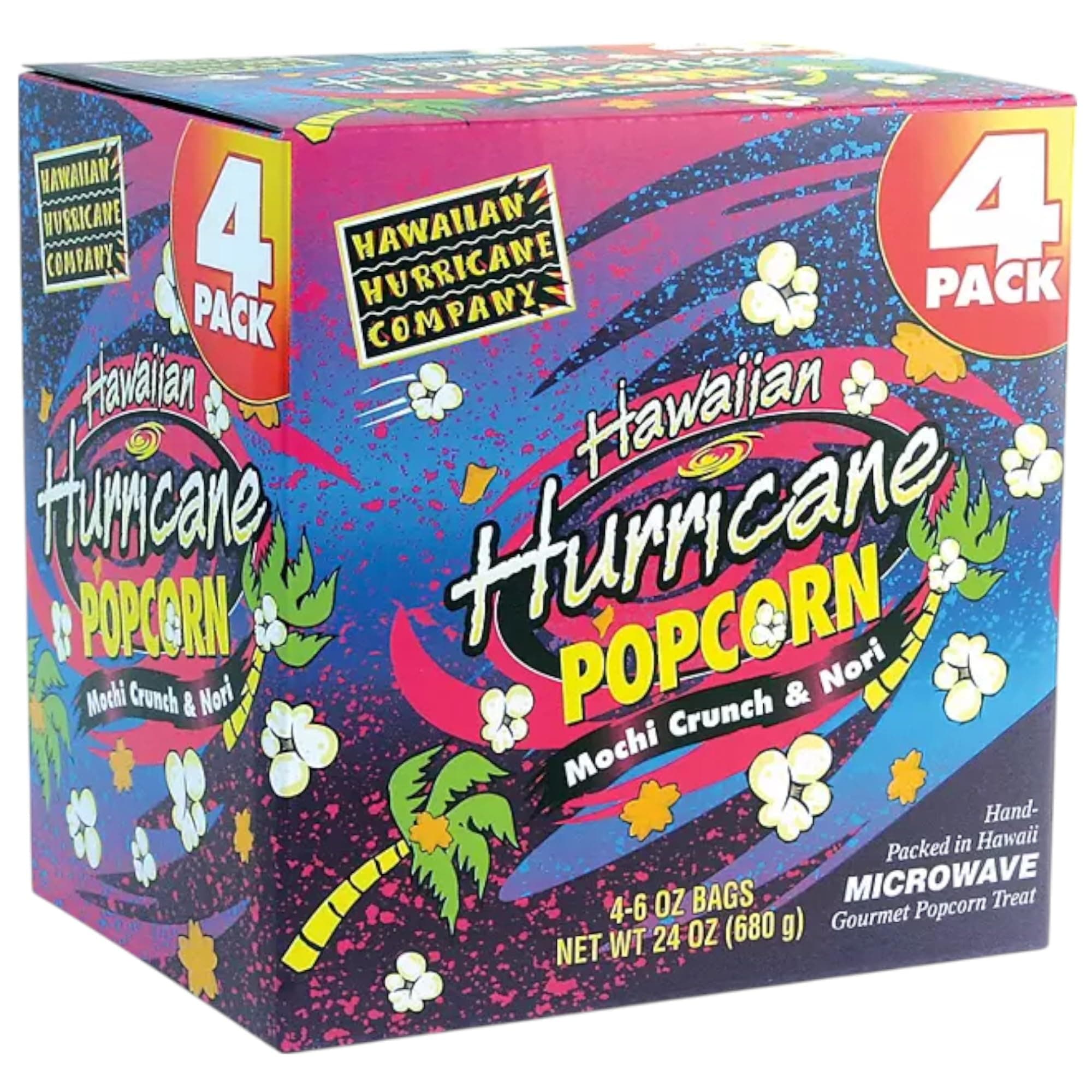 Hawaiian Hurricane Microwave Popcorn 4 Pack