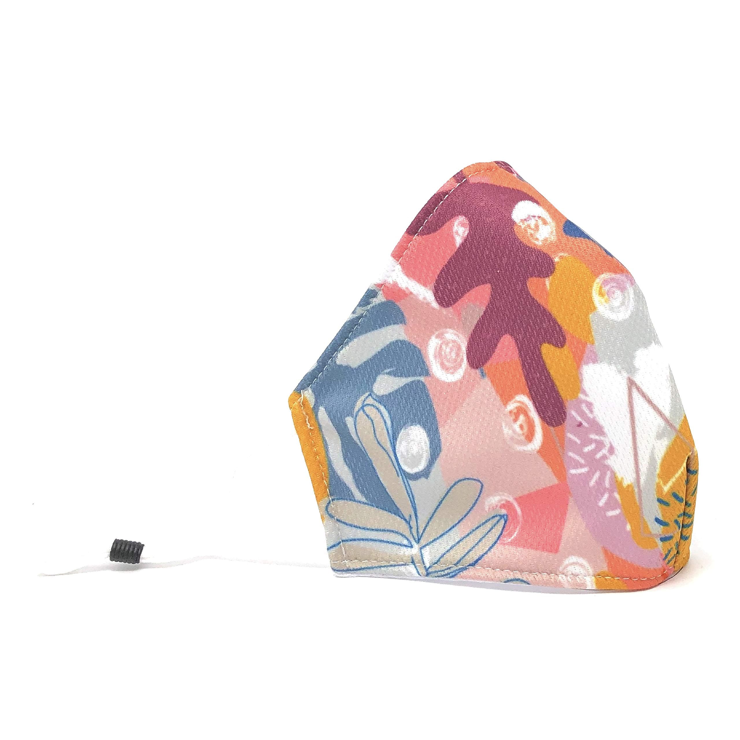 3 Layer Reusable Face Mask | Adjustable Ear Loops | Washable, Lightweight & Comfortable